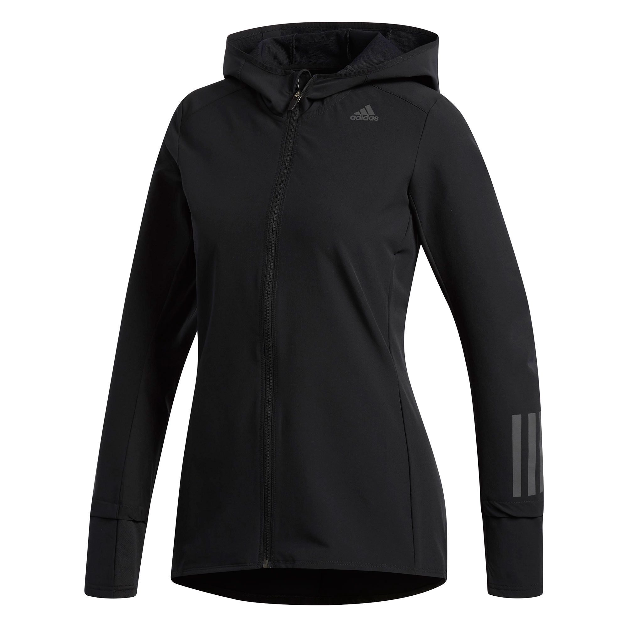 Chaqueta de Running Response Wind Mujer Negro - Fútbol Factory