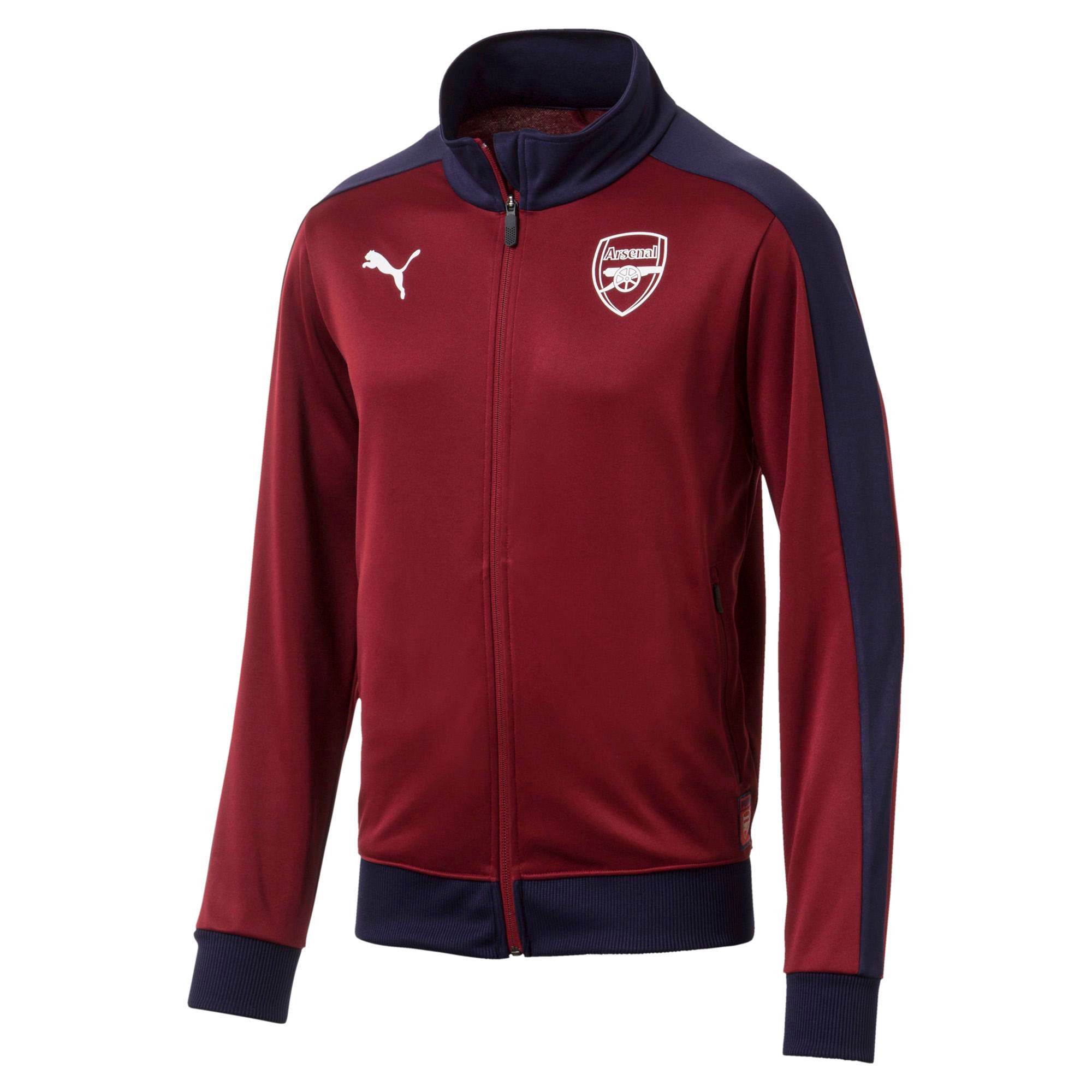 Chaqueta de paseo Arsenal FC 2018/2019 Granate Marino - Fútbol Factory