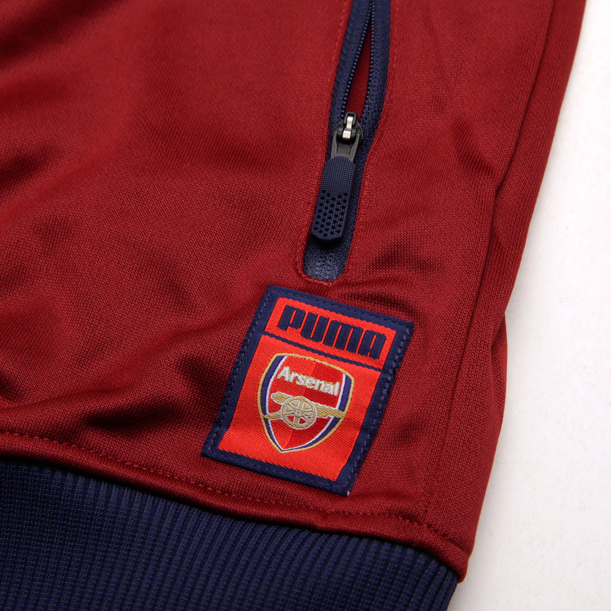 Chaqueta de paseo Arsenal FC 2018/2019 Granate Marino - Fútbol Factory