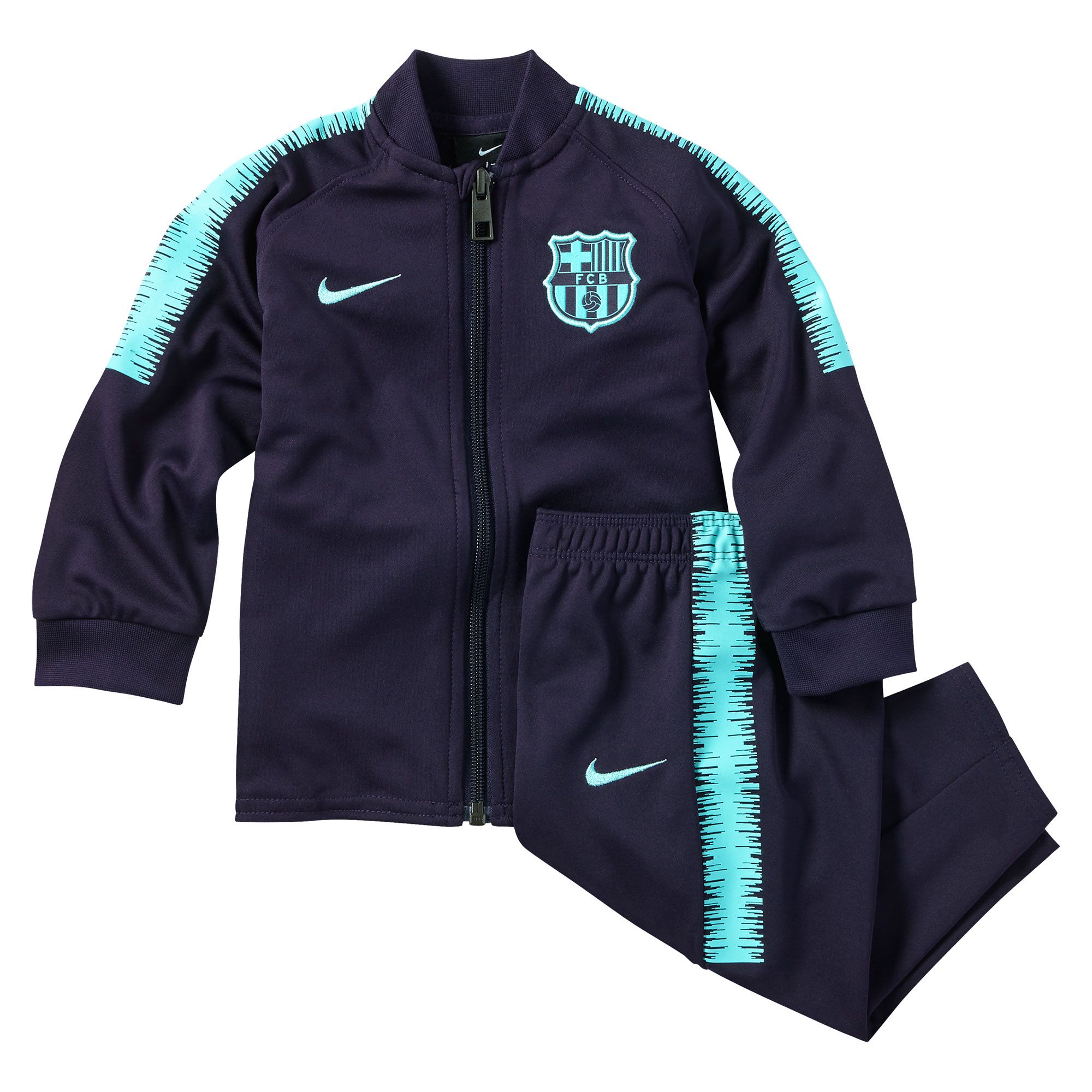 Chandal de Training FC Barcelona 2018 2019 Dry Squad Infantil Morado