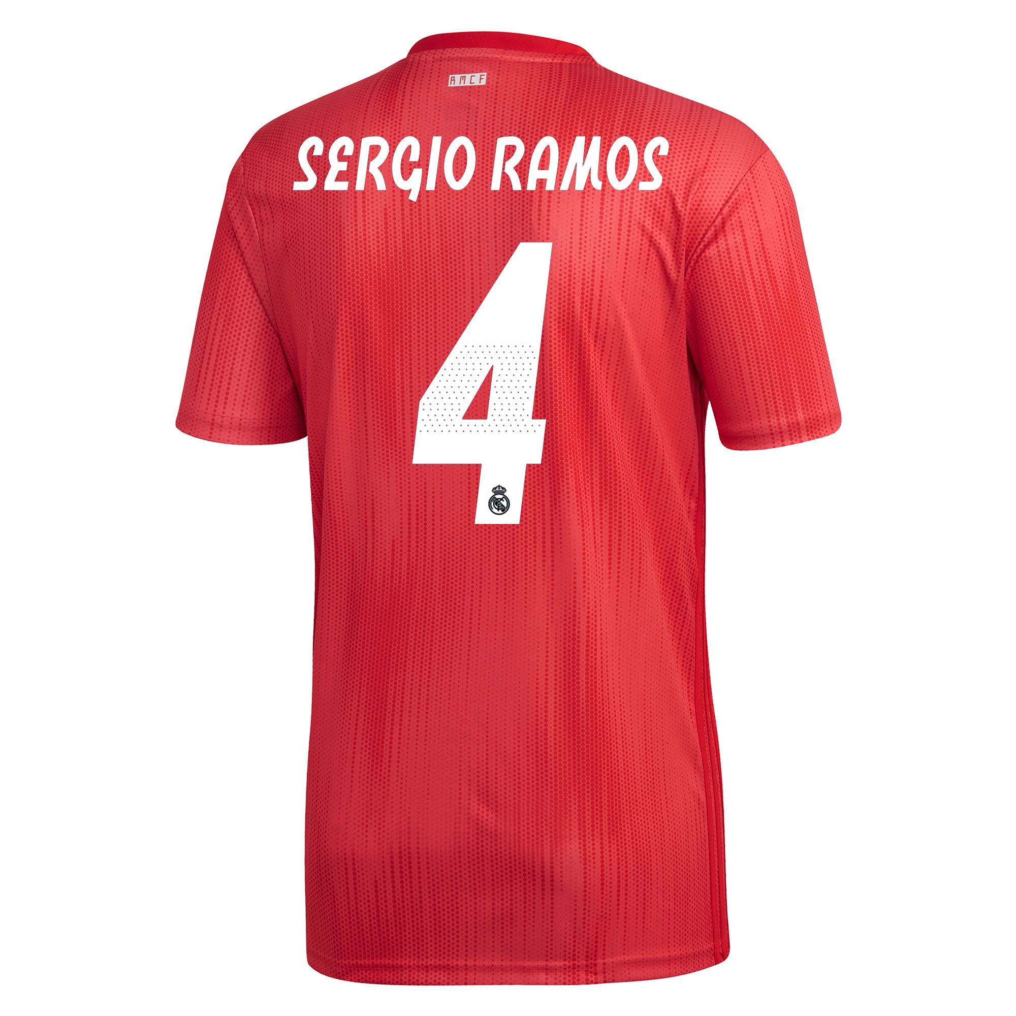 Camiseta 3ª Real Madrid 2018/2019 Sergio Ramos Coral - Fútbol Factory