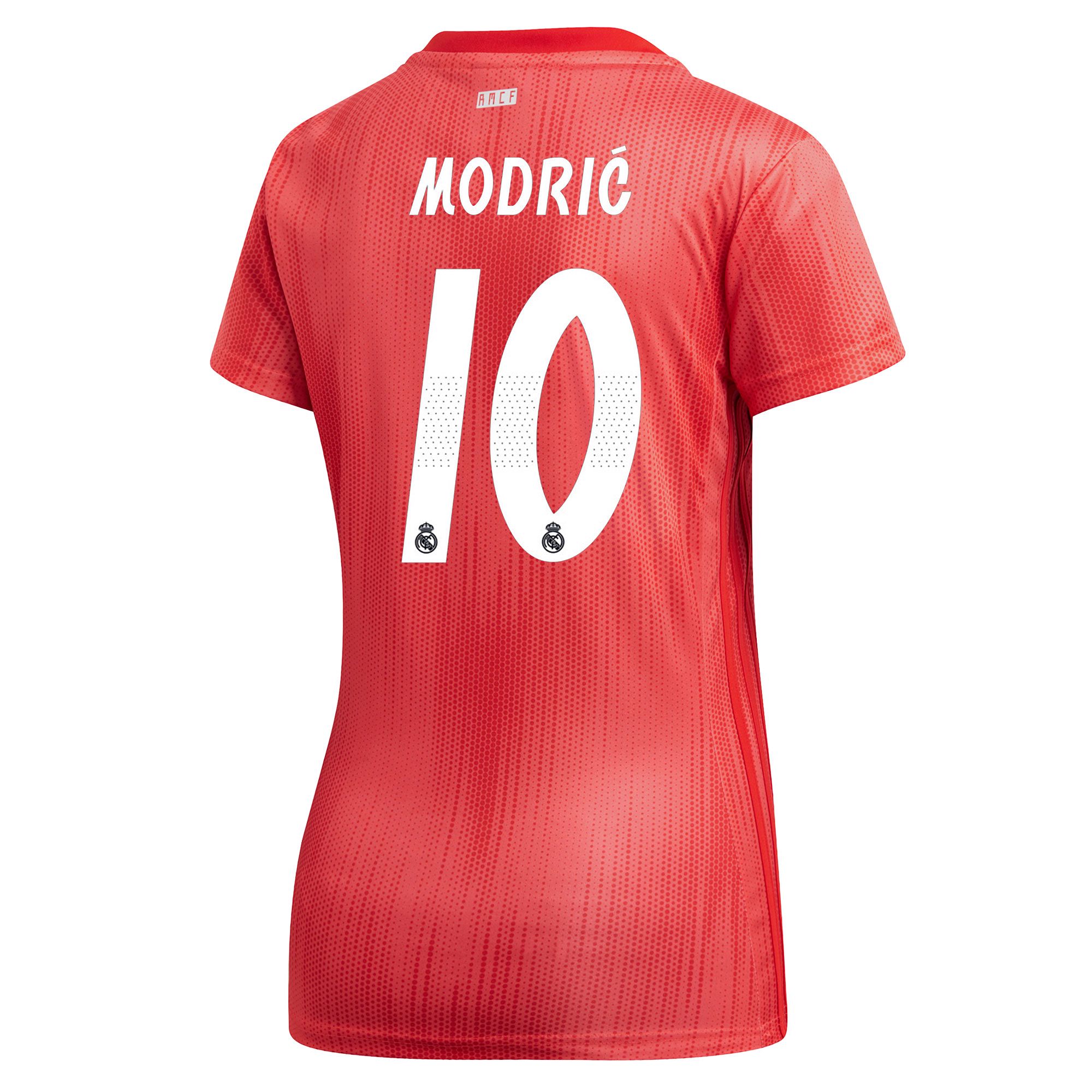 Camiseta 3ª Real Madrid 2018/2019 Modric Mujer Coral - Fútbol Factory