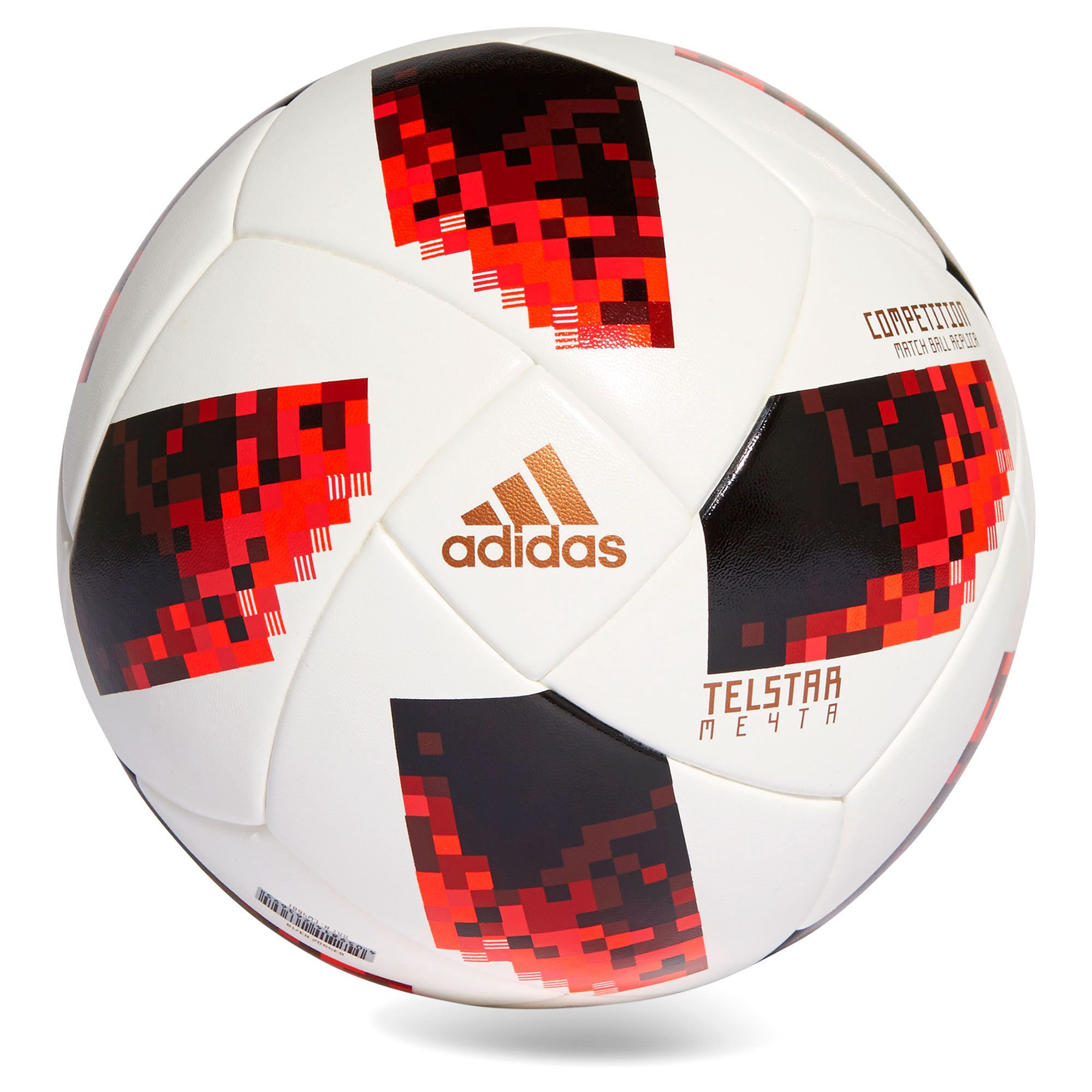 Balón de fútbol 11 Telstar Mechta 18 Competition WC Mundial 2018 Blanco Rojo - Fútbol Factory