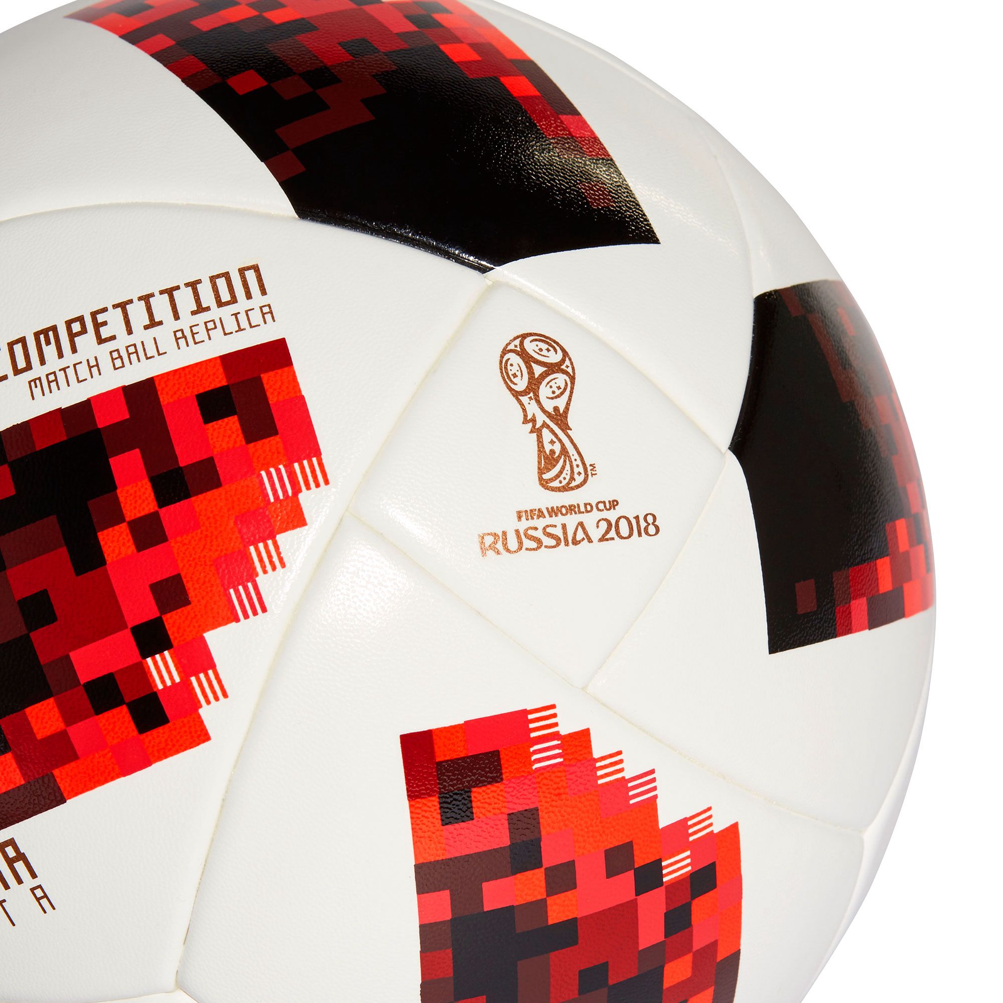 Balón de fútbol 11 Telstar Mechta 18 Competition WC Mundial 2018 Blanco Rojo - Fútbol Factory