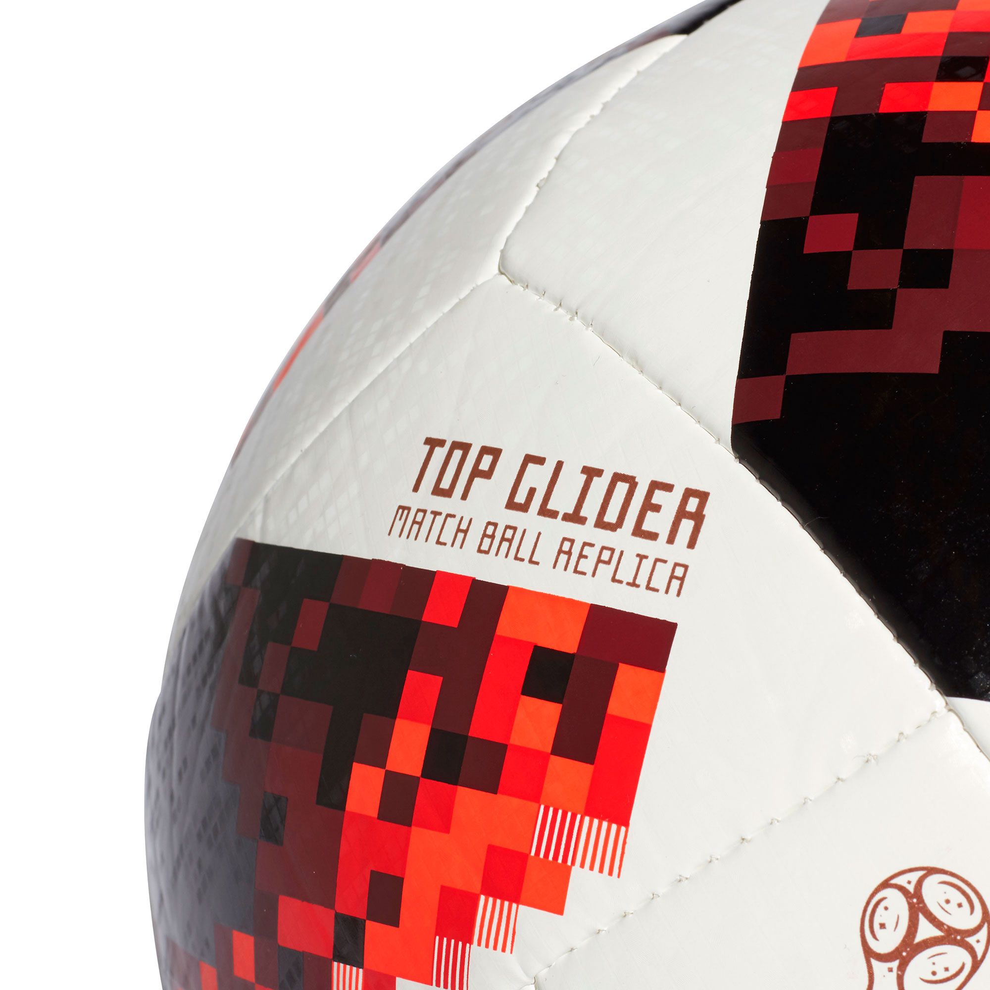 Balón de fútbol 11 Telstar Mechta Top Glider Mundial 2018 Blanco Rojo - Fútbol Factory