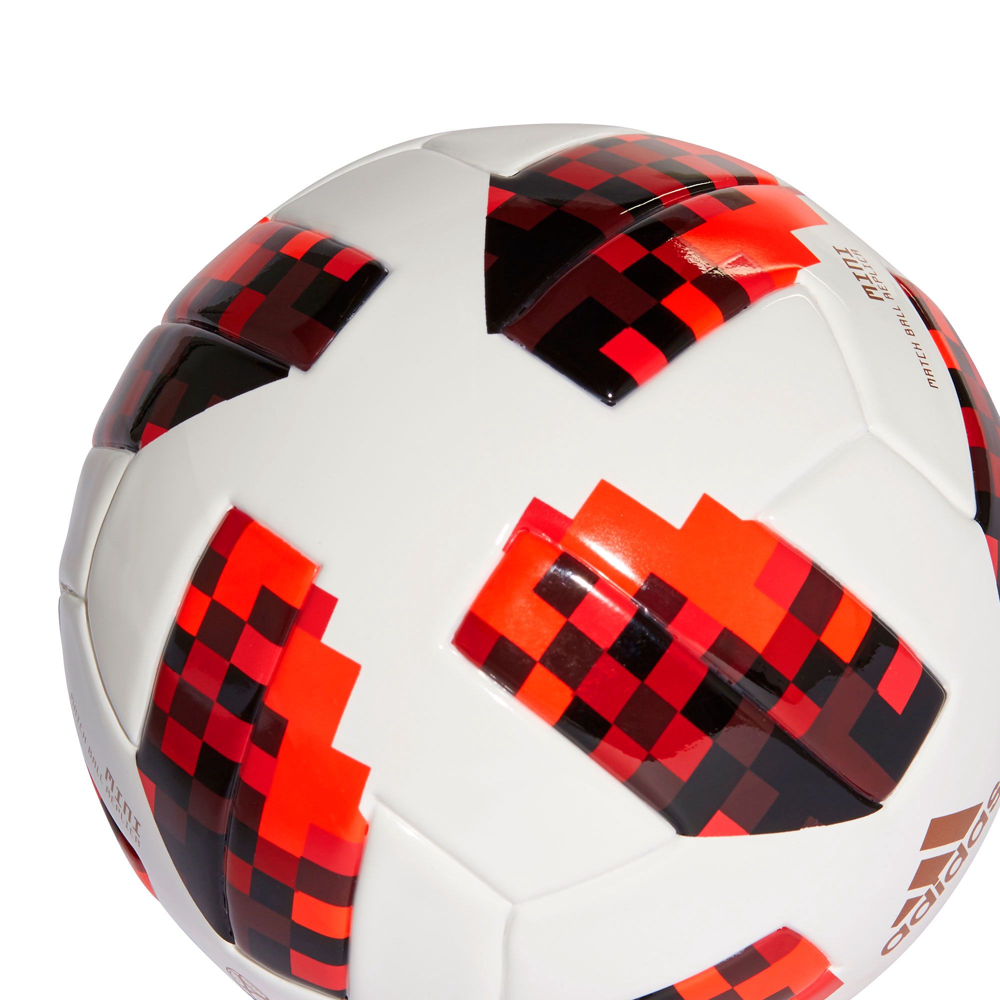 Mini balón de fútbol Telstar 18 Mundial 2018 Blanco Rojo - Fútbol Factory