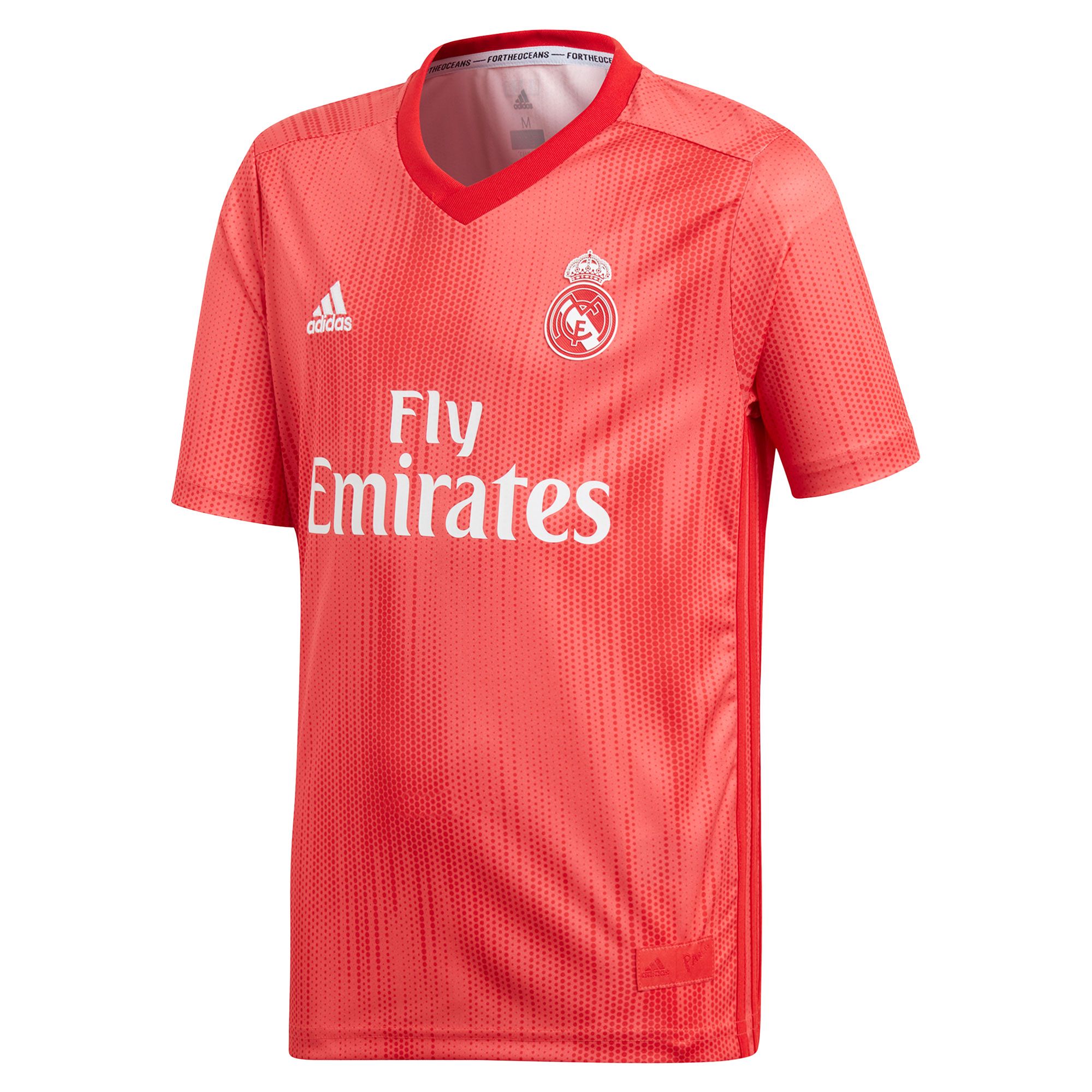 Camiseta 3ª Real Madrid 2018/2019 Junior Coral - Fútbol Factory