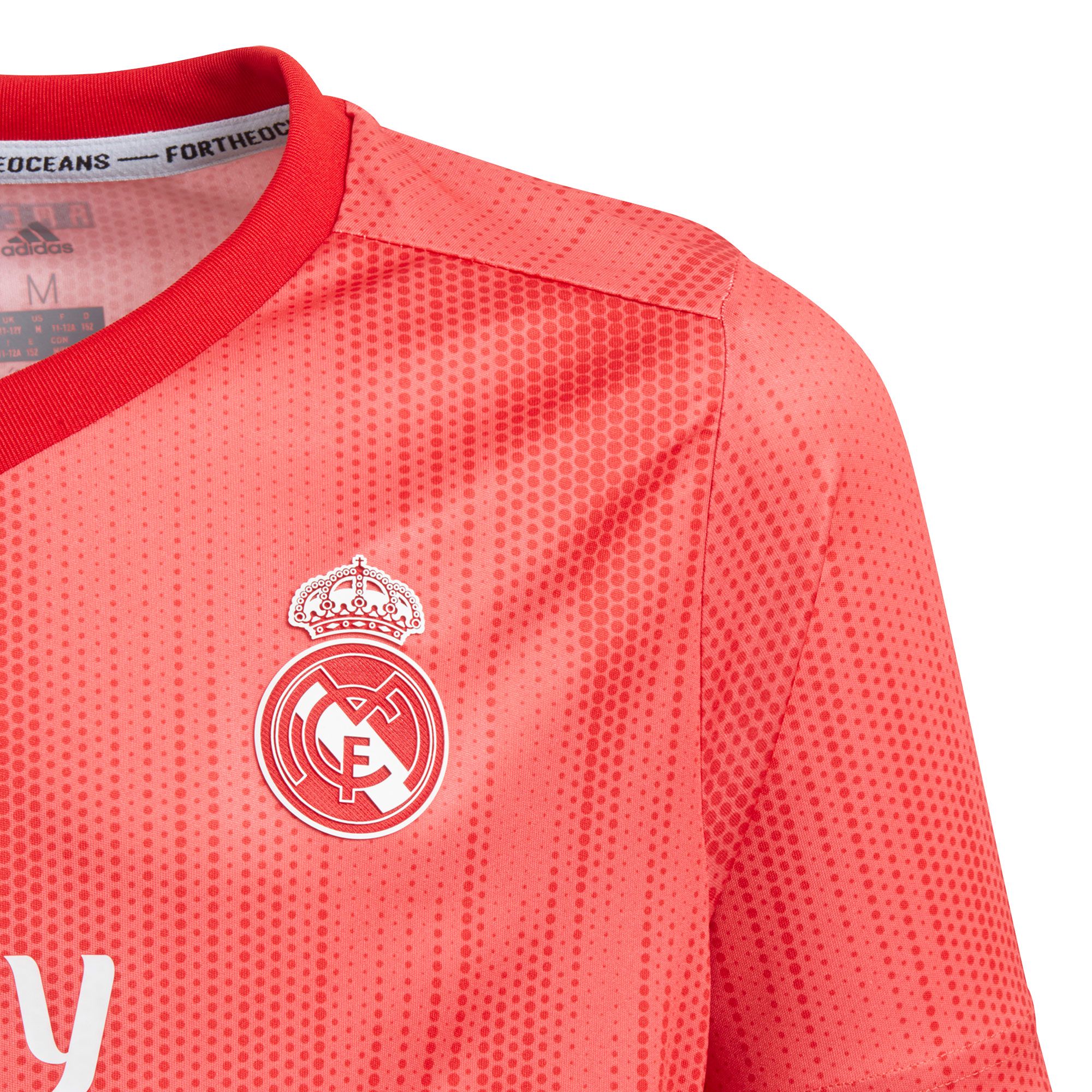 Camiseta 3ª Real Madrid 2018/2019 Junior Coral - Fútbol Factory