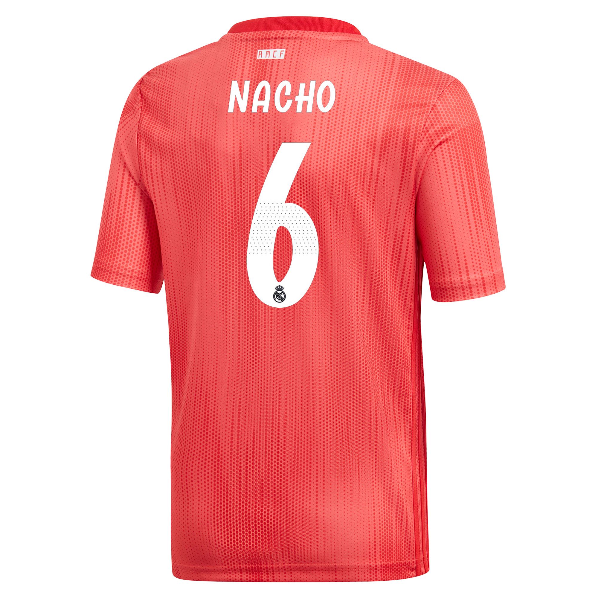 Camiseta 3ª Real Madrid 2018/2019 Nacho Junior Coral - Fútbol Factory