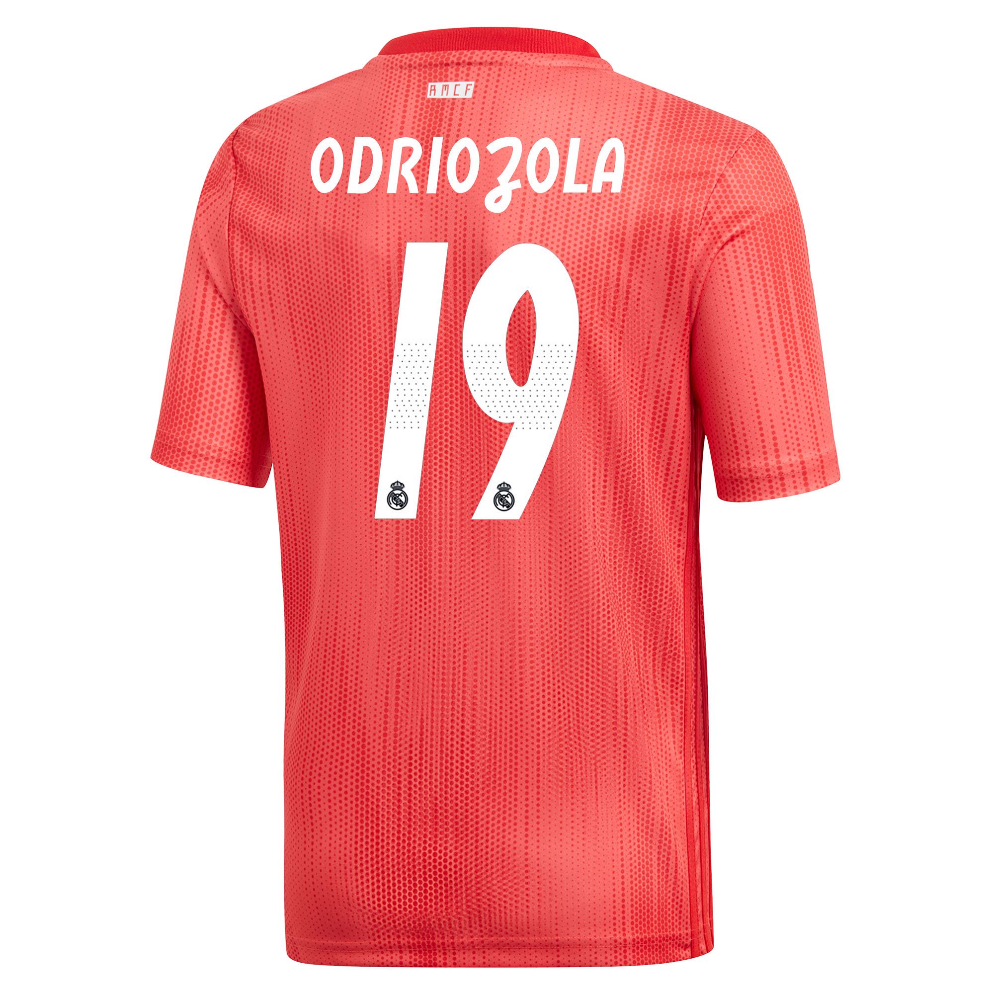 Camiseta 3ª Real Madrid 2018/2019 Odriozola Junior Coral - Fútbol Factory