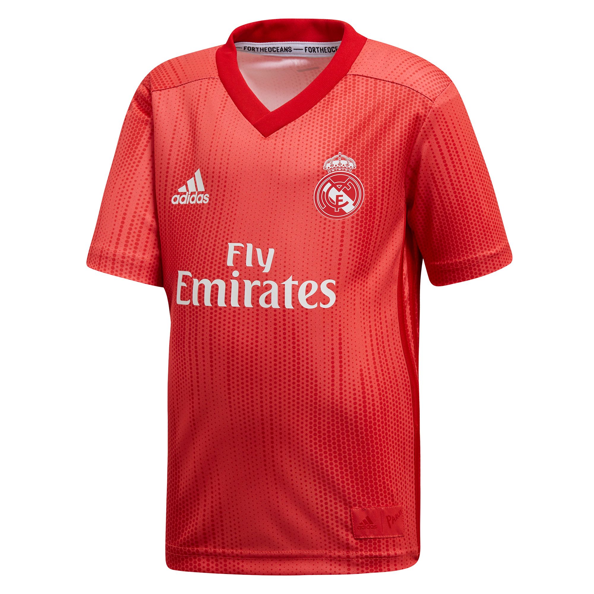 Conjunto 3ª Real Madrid 2018/2019 Infantil Coral - Fútbol Factory