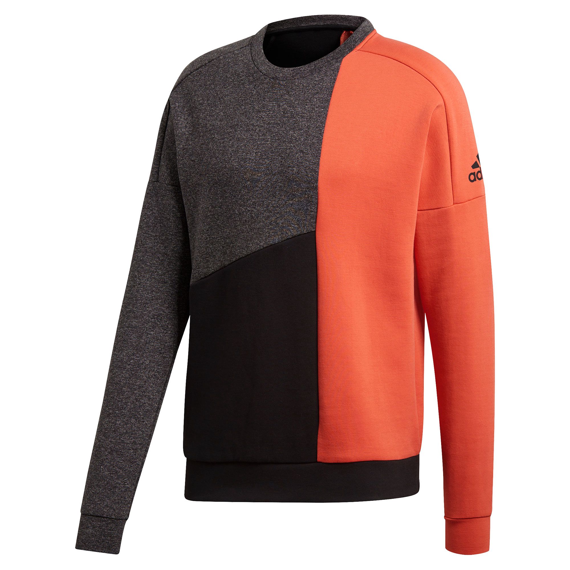 Sudadera de Training ID Stadium Remix Negro Naranja - Fútbol Factory
