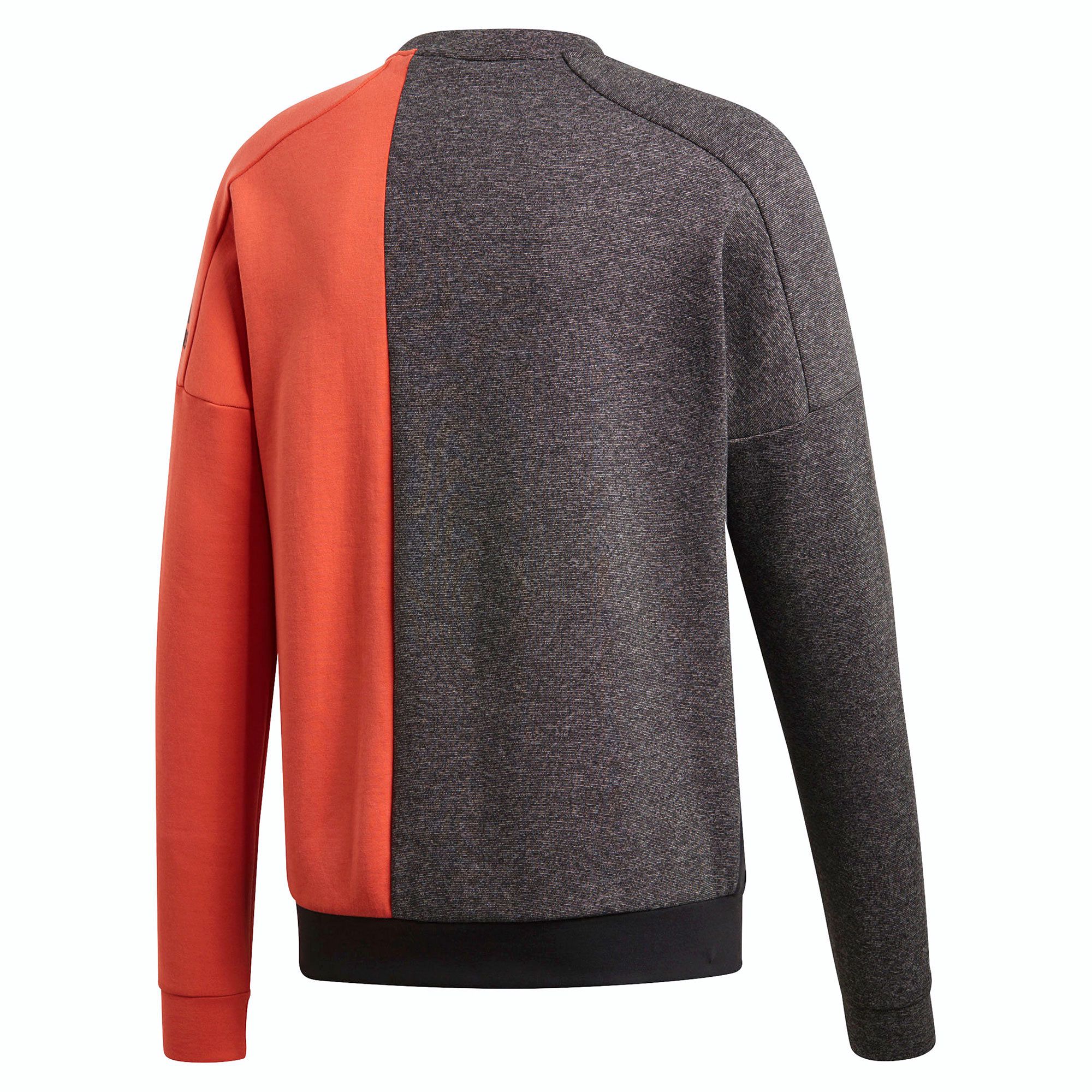 Sudadera de Training ID Stadium Remix Negro Naranja - Fútbol Factory