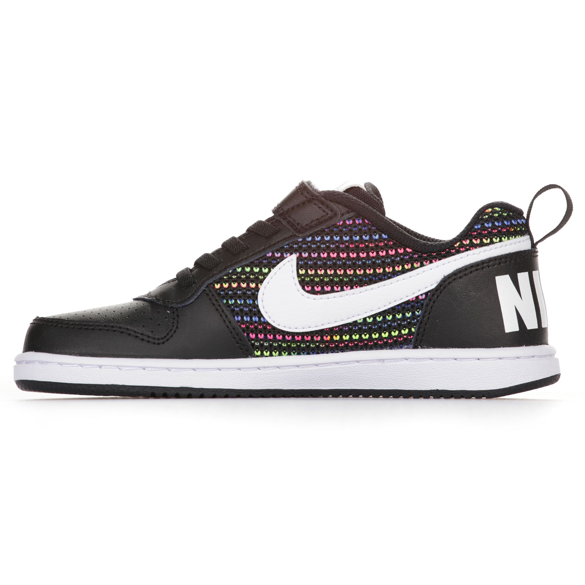 Zapatillas de Paseo Court Borough Mid Junior Negro - Fútbol Factory