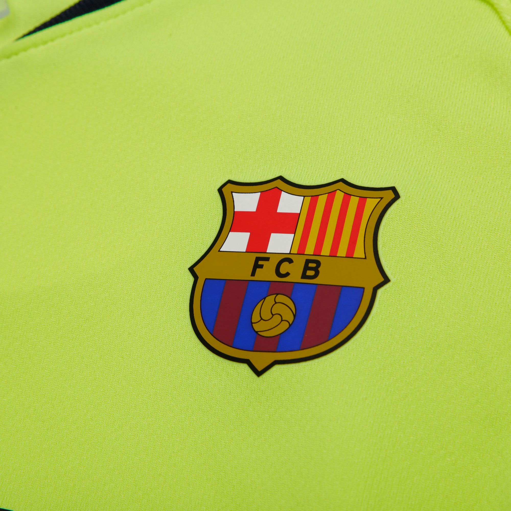 Conjunto 2ª FC Barcelona 2018/2019 Bebé Amarillo Fluor - Fútbol Factory