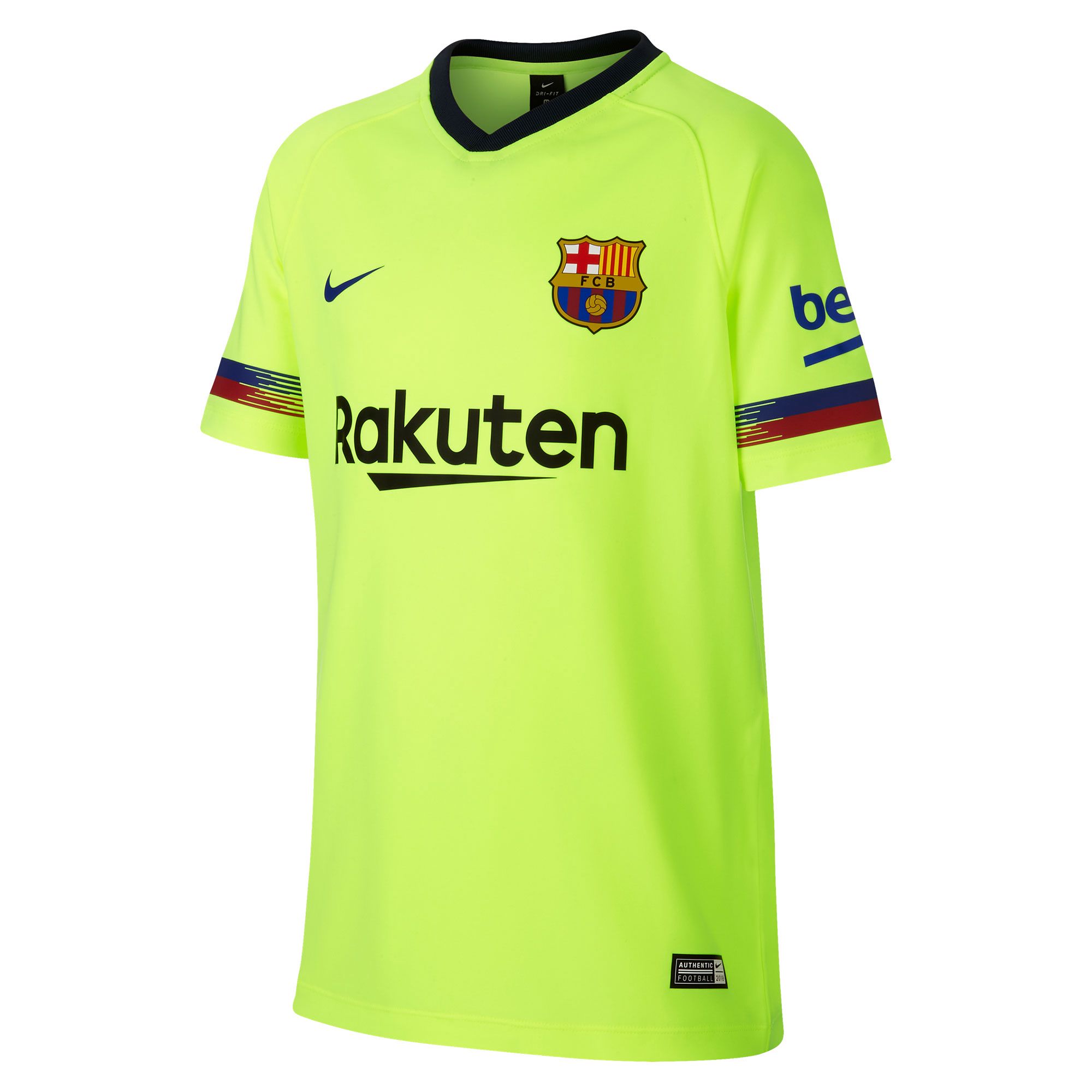 Camiseta 2ª FC Barcelona 2018/2019 Breathe Junior Amarillo Fluor - Fútbol Factory