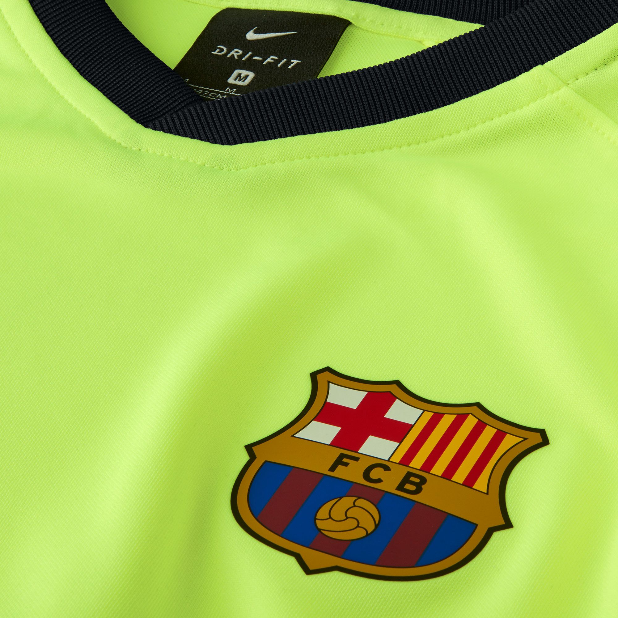 Camiseta 2ª FC Barcelona 2018/2019 Breathe Junior Amarillo Fluor - Fútbol Factory