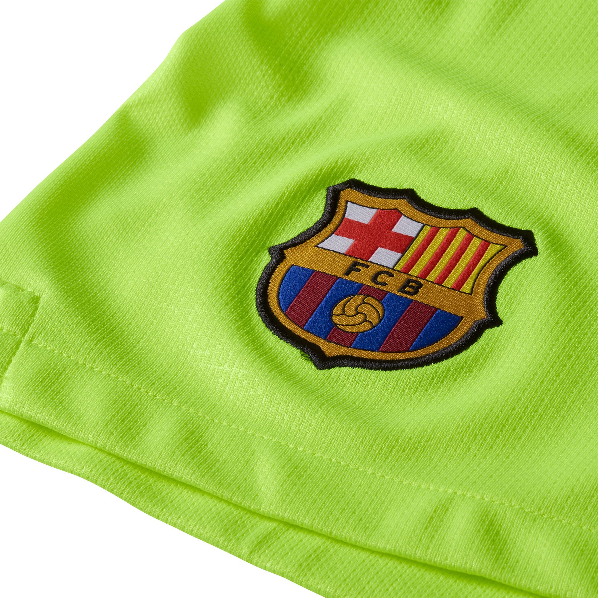 Pantalón 2ª FC Barcelona 2018/2019 Amarillo Fluor - Fútbol Factory