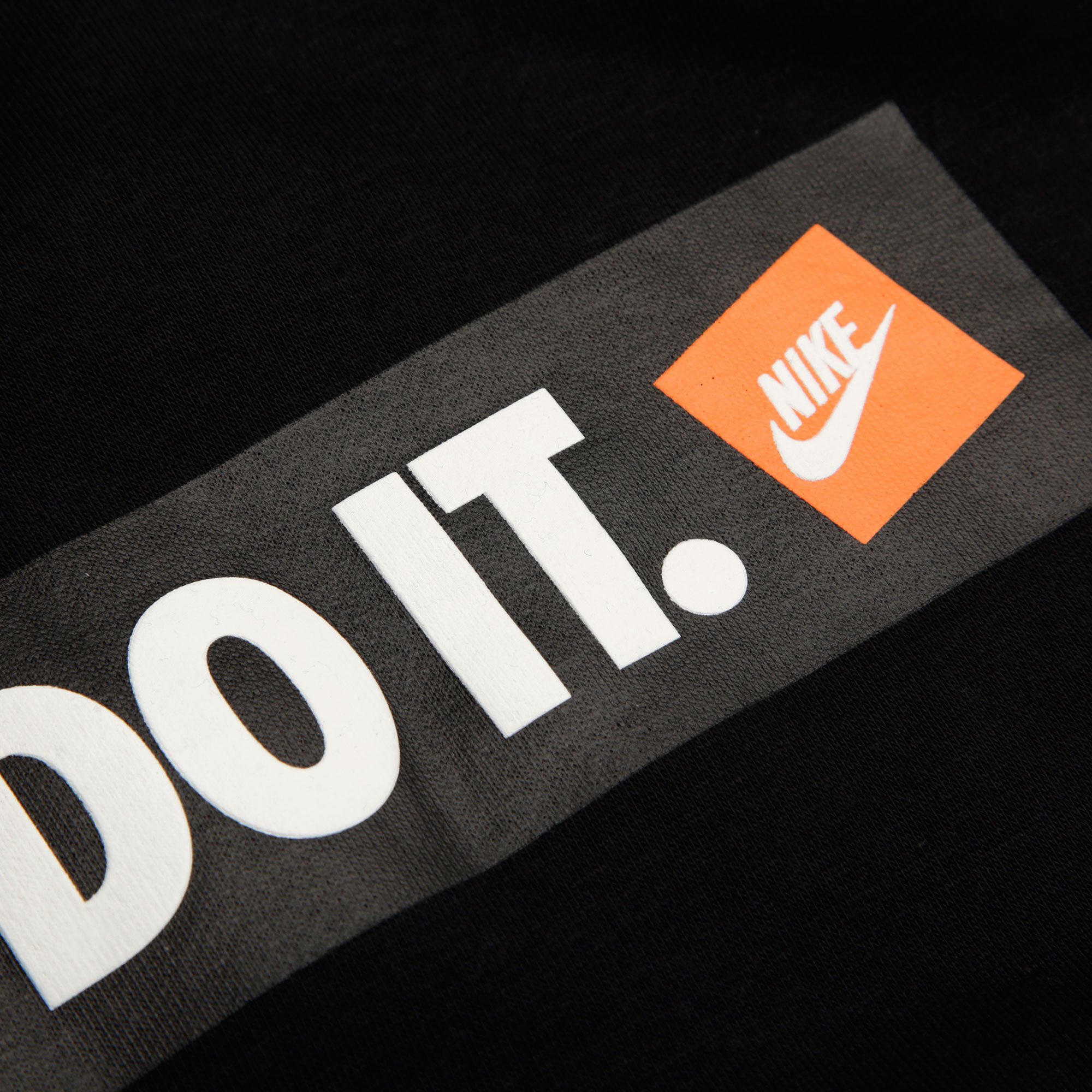 Sudadera de paseo Sportswear JUST DO IT Negro - Fútbol Factory