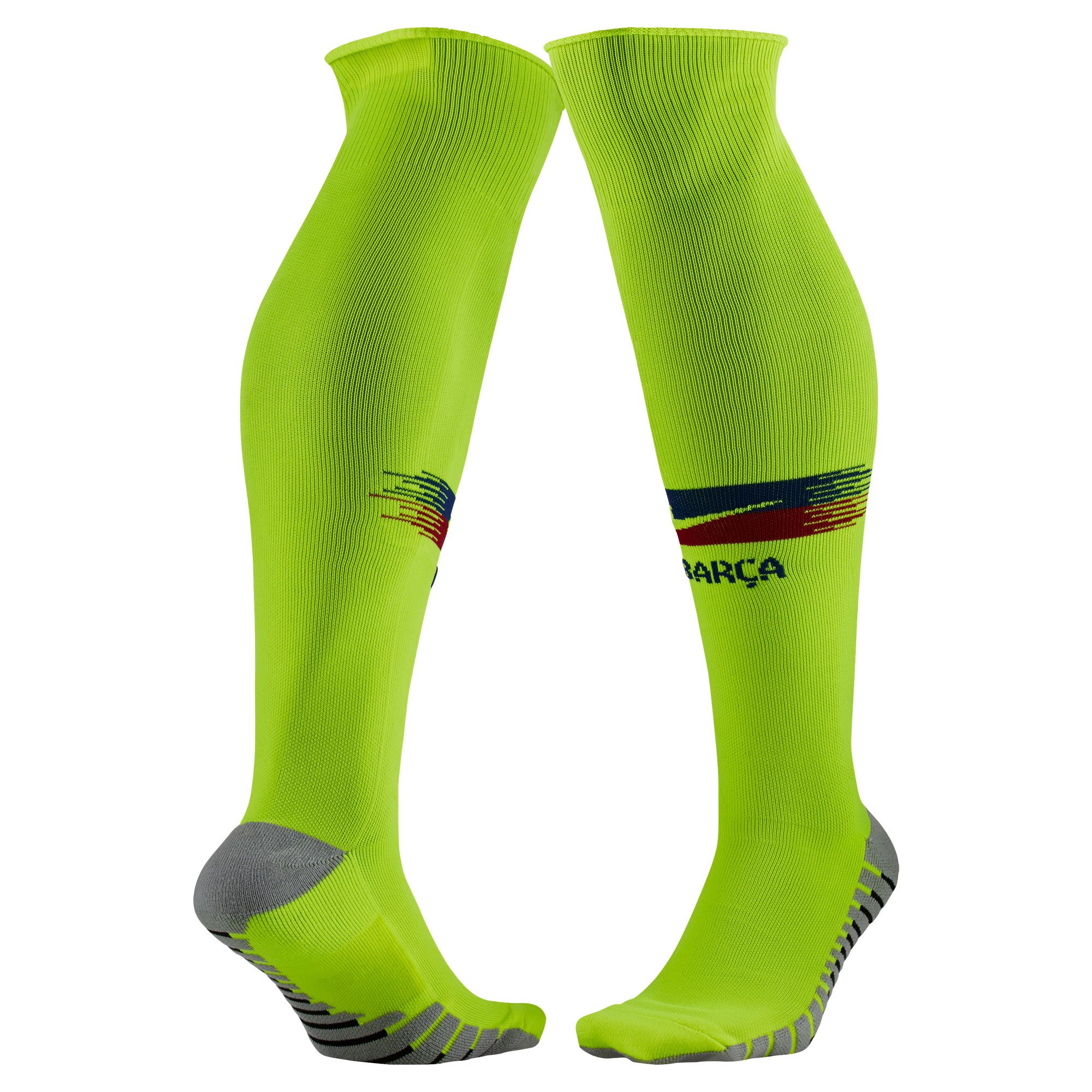 Medias 2ª FC Barcelona 2018/2019 Amarillo Fluor - Fútbol Factory