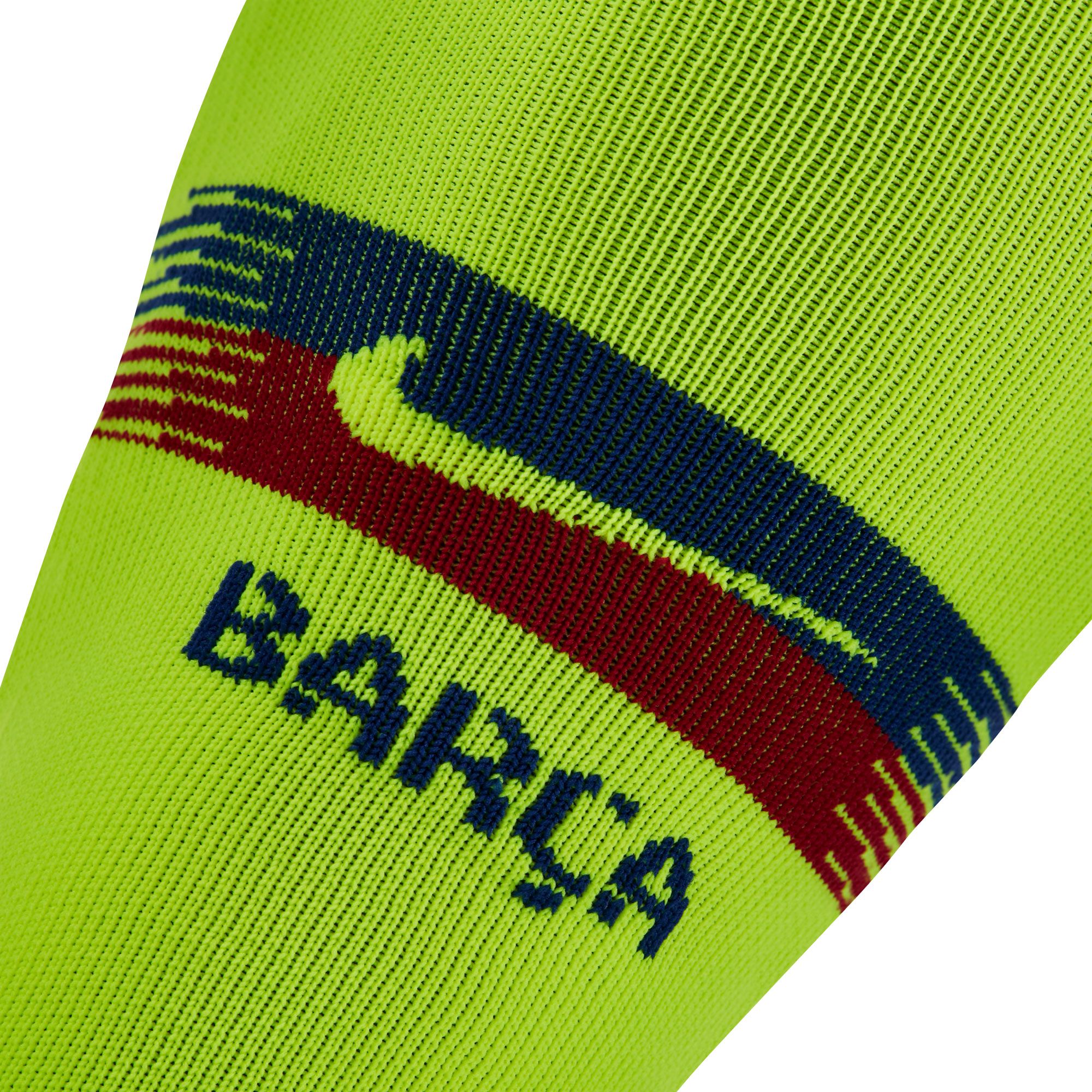 Medias 2ª FC Barcelona 2018/2019 Amarillo Fluor - Fútbol Factory