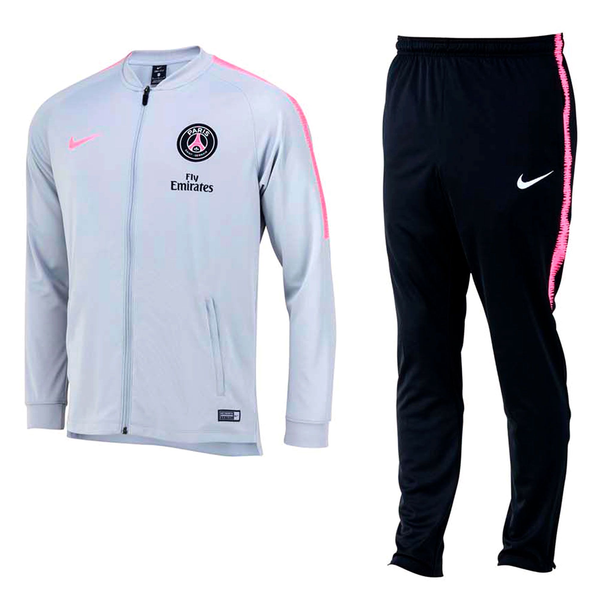 Chándal de Training Paris Saint-Germain 2018/2019 Dry Squad Gris - Fútbol Factory