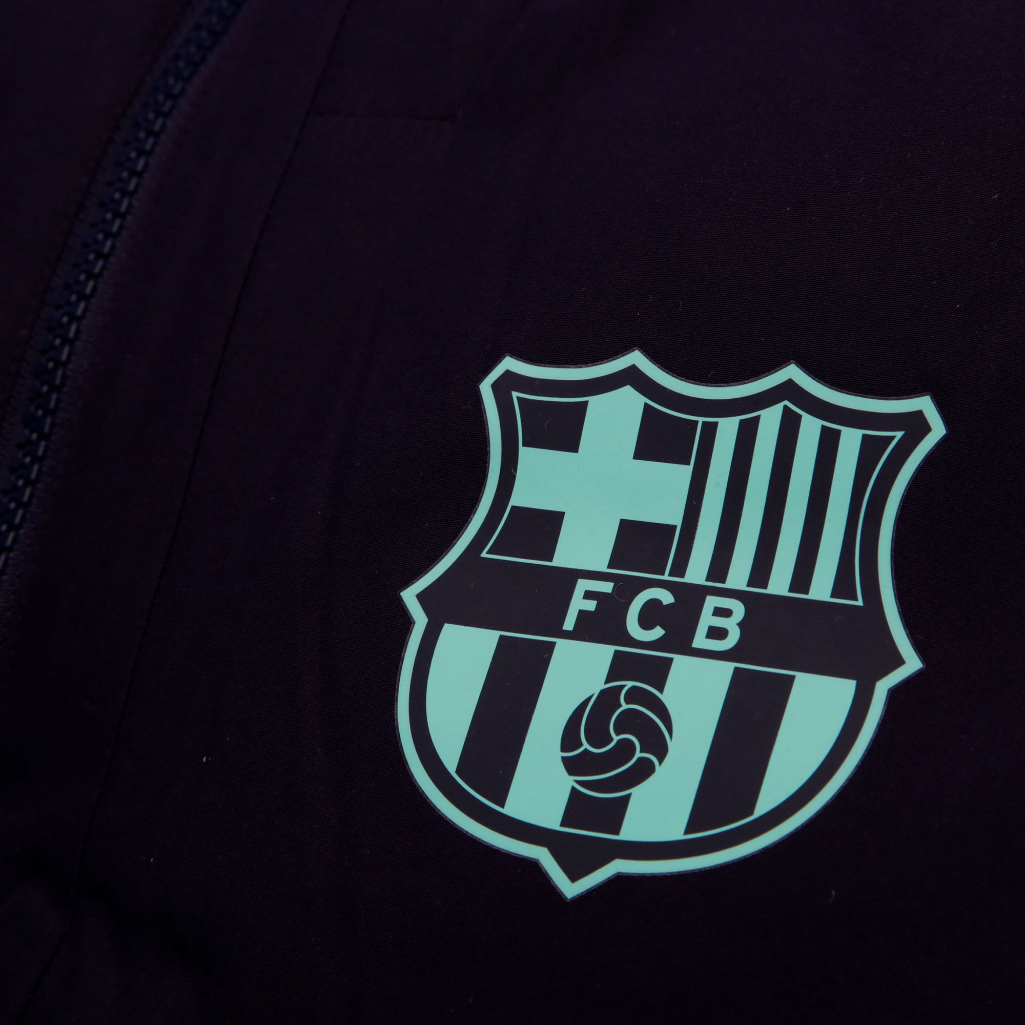 Abrigo FC Barcelona 2018/2019 Morado Azul - Fútbol Factory