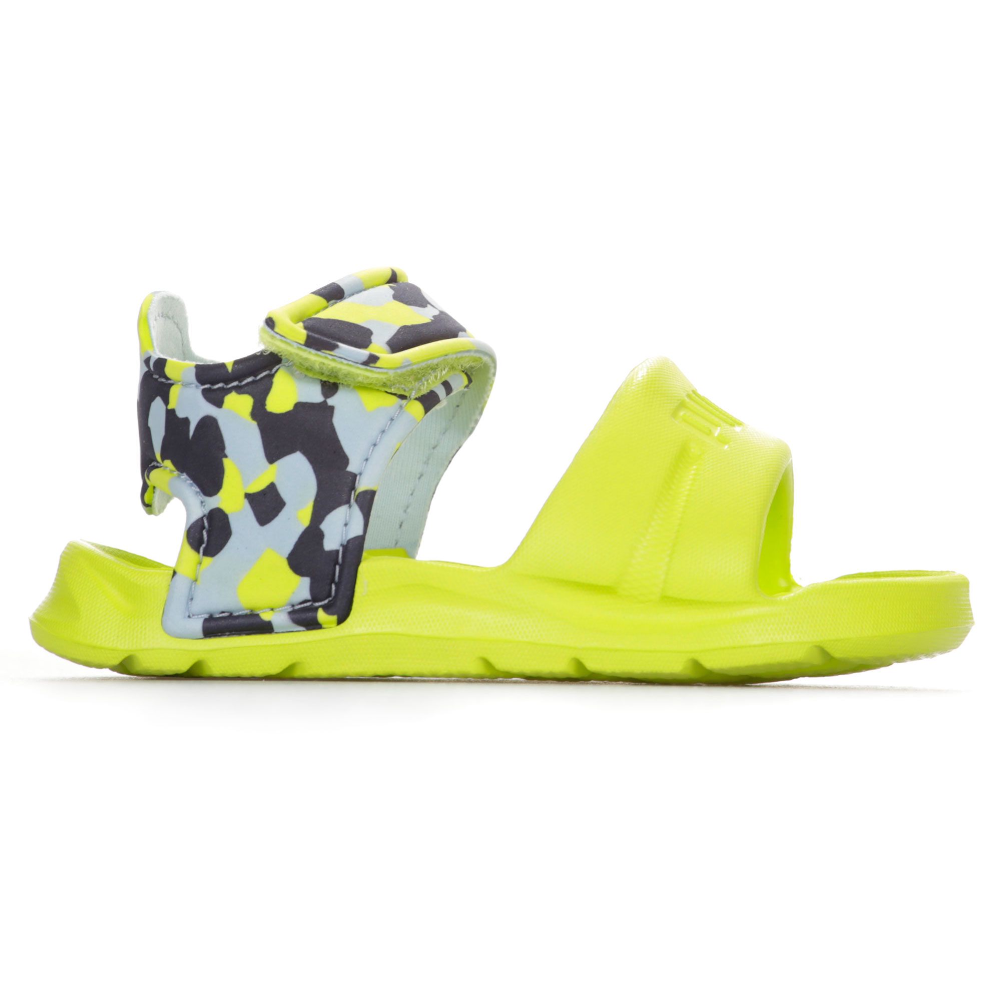 Sandalias Wild Injex Camo Bebé Verde Fluor - Fútbol Factory