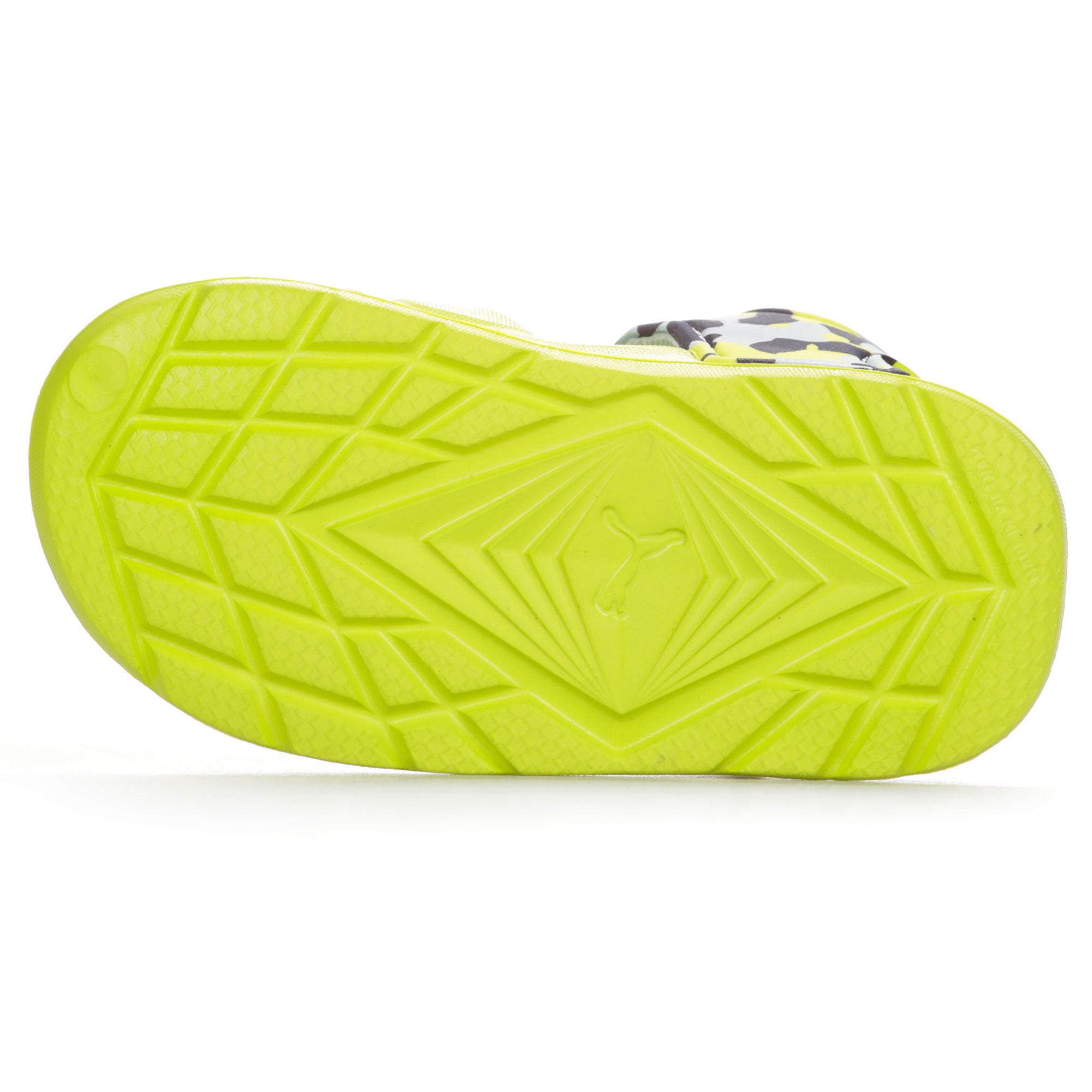 Sandalias Wild Injex Camo Bebé Verde Fluor - Fútbol Factory