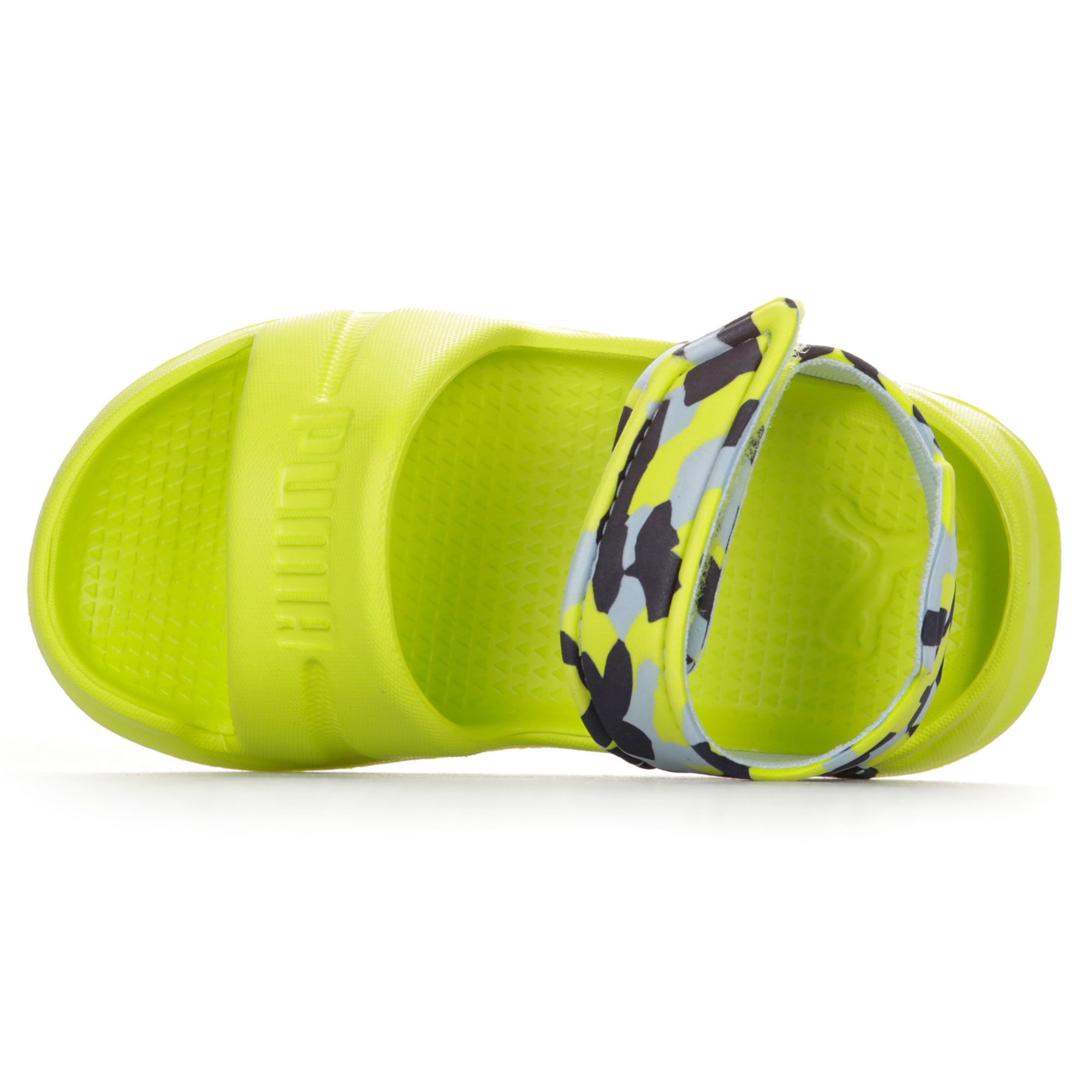 Sandalias Wild Injex Camo Bebé Verde Fluor - Fútbol Factory