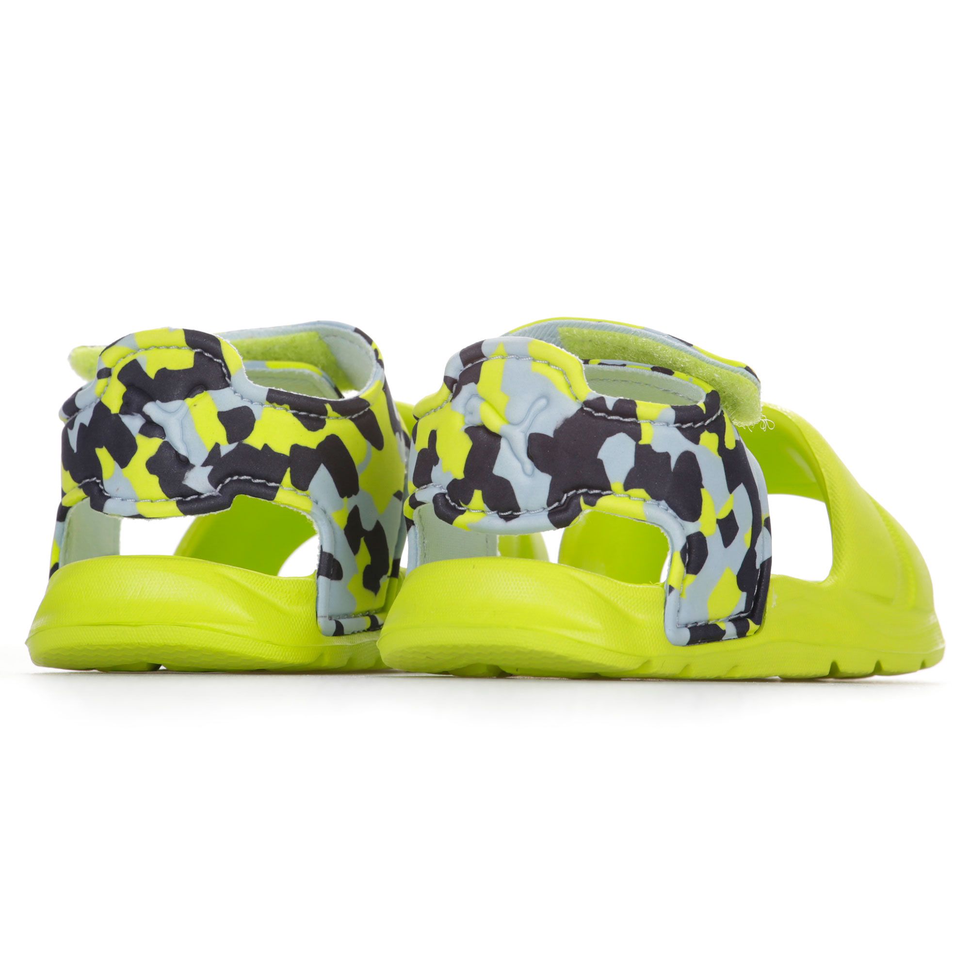 Sandalias Wild Injex Camo Bebé Verde Fluor - Fútbol Factory