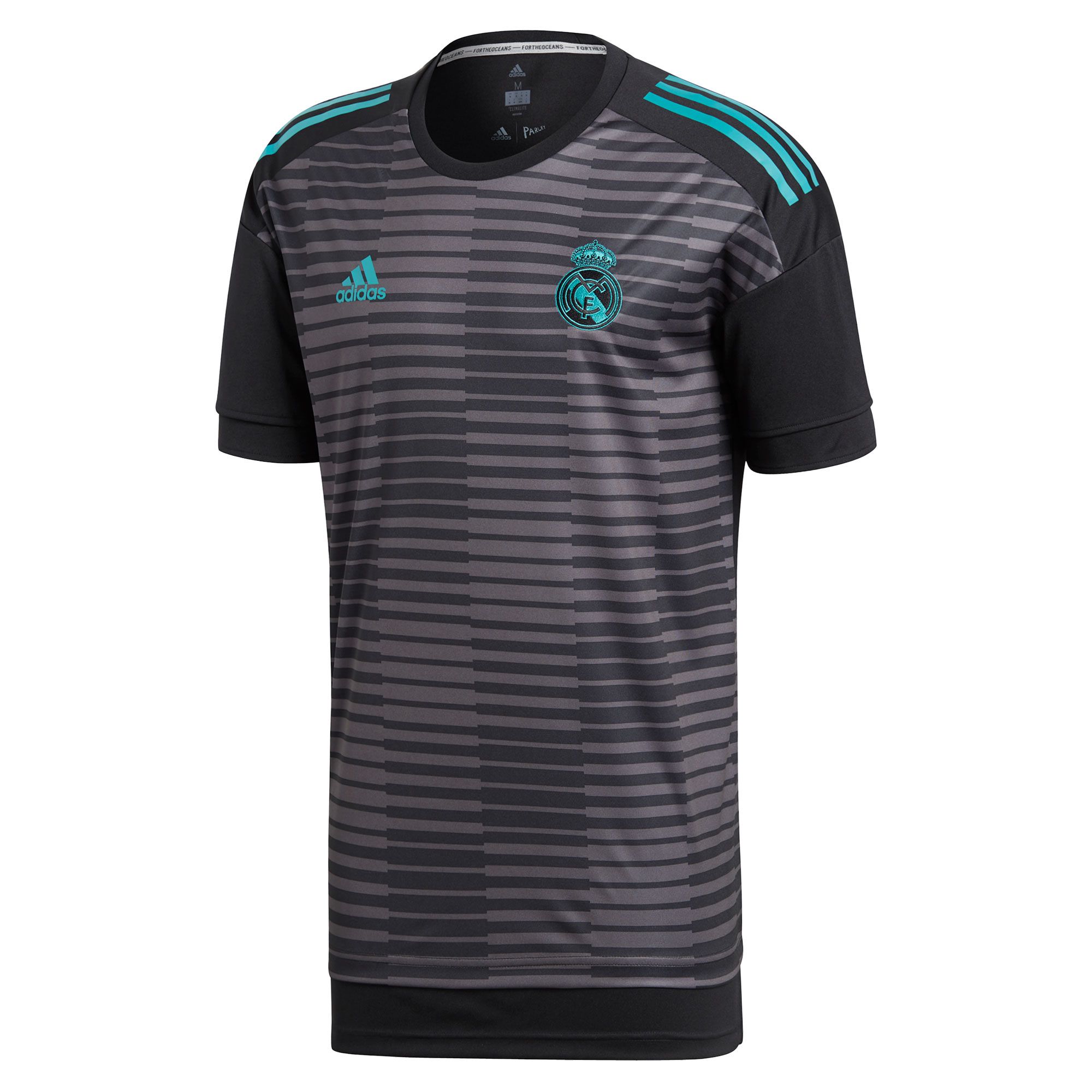 Camiseta Pre-Match Real Madrid 2017/2018 Gris - Fútbol Factory