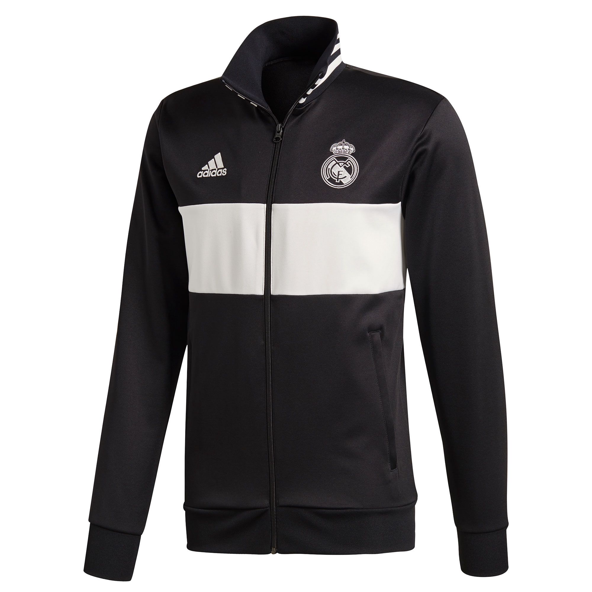 Chaqueta Real Madrid 2018/2019 Negro - Fútbol Factory