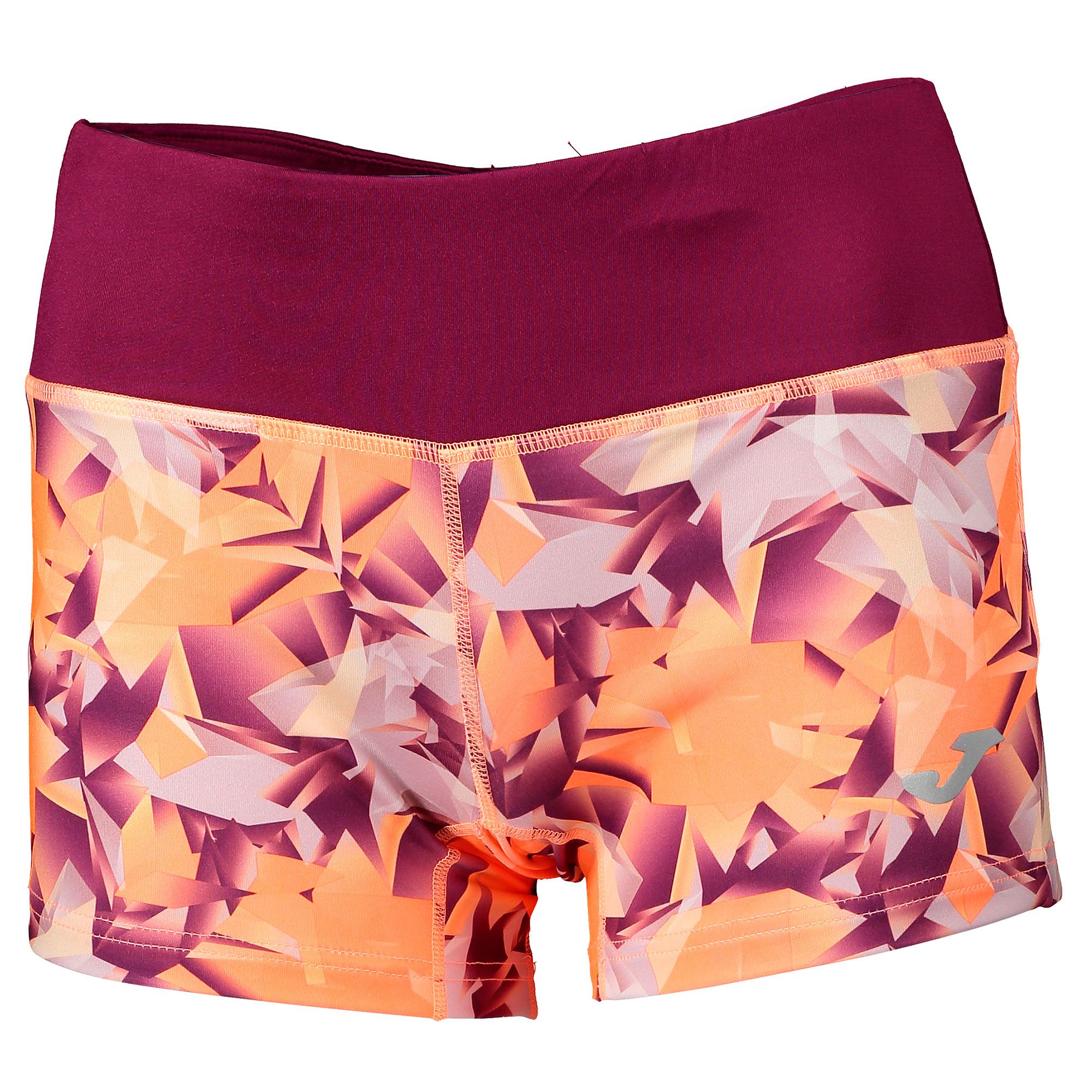 Mallas cortas de Training Tropical Mujer Morado - Fútbol Factory