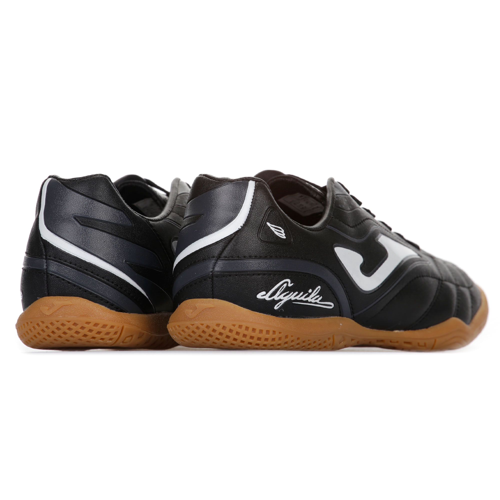 Zapatillas de Fútbol Sala Aguila Negro Blanco - Fútbol Factory