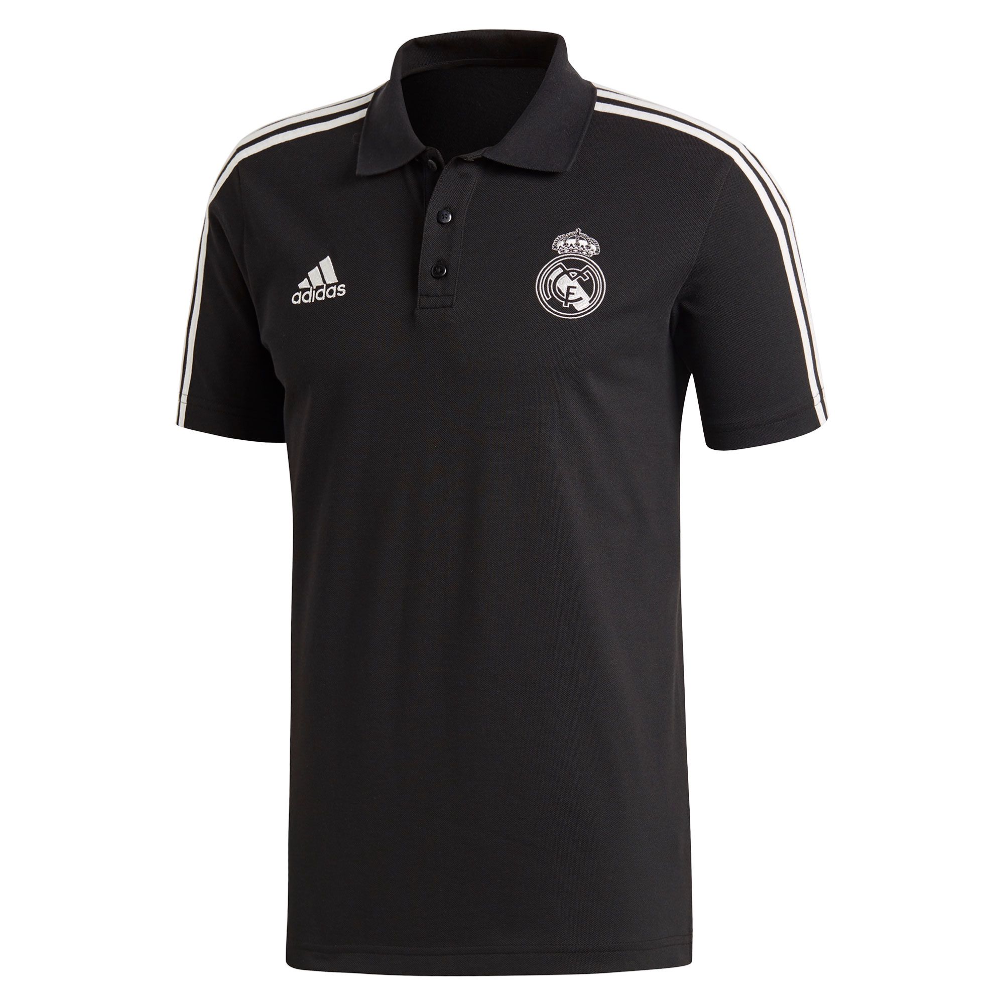 Polo Real Madrid 2018/2019 Negro - Fútbol Factory