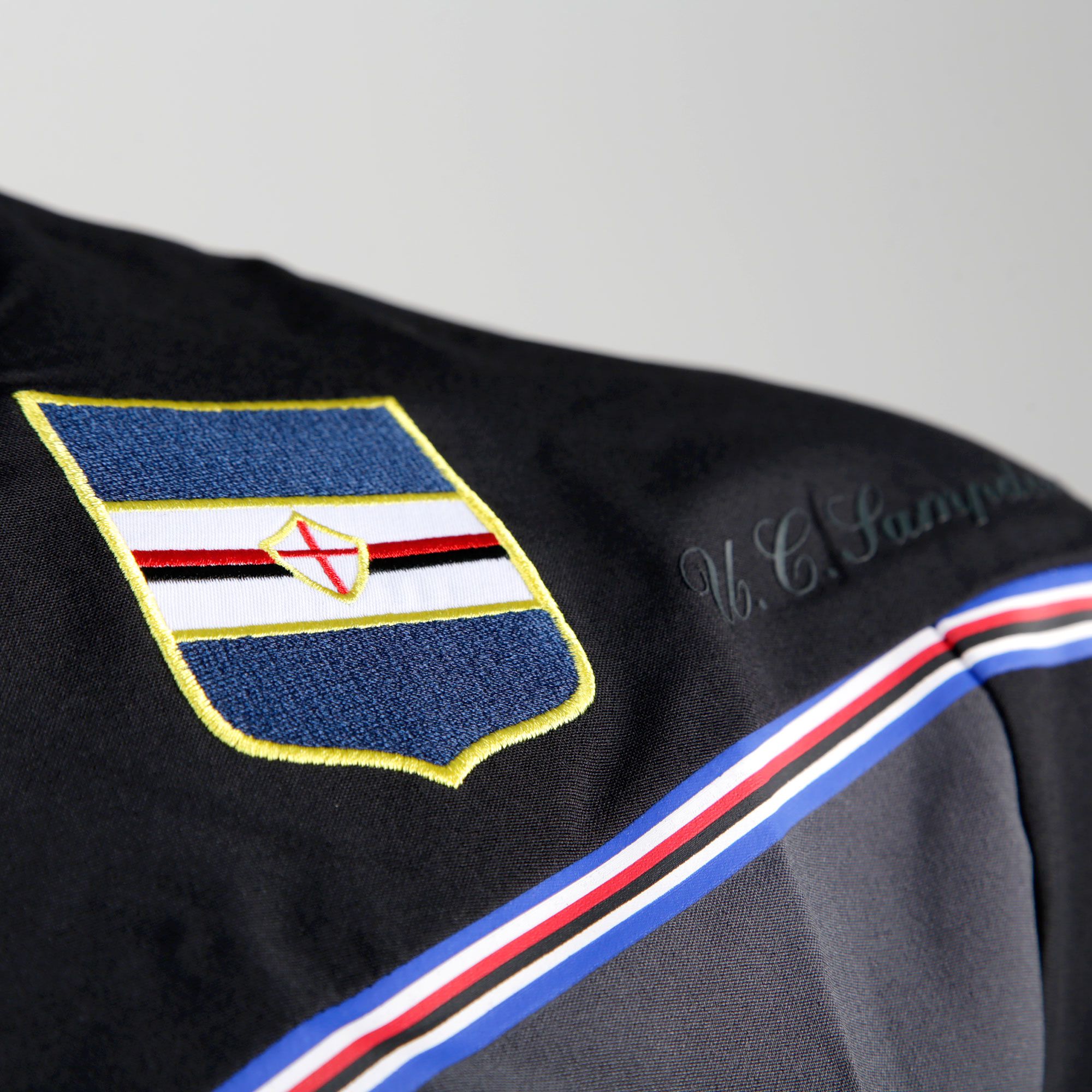 Chándal Training UC Sampdoria 2018/2019 Negro Azul - Fútbol Factory