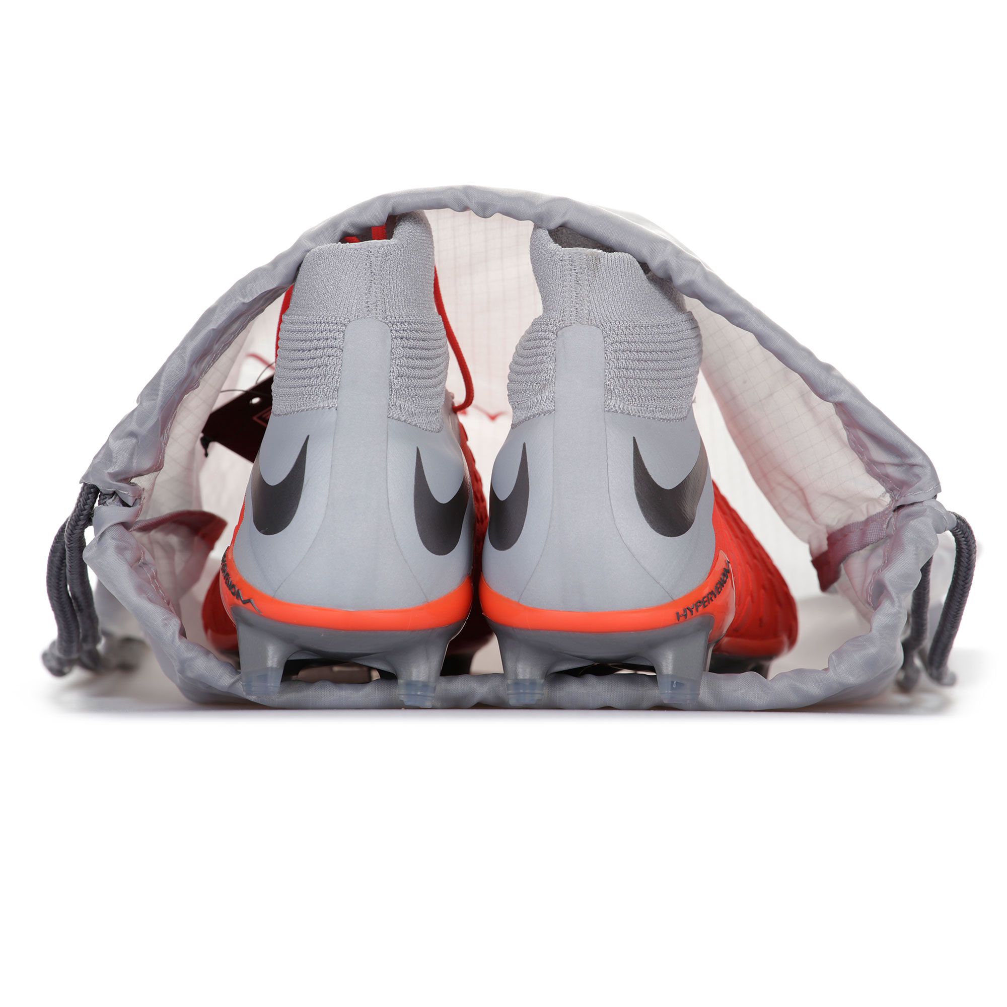 Botas de Fútbol Hypervenom Phantom III Elite DFC FG Gris Rojo - Fútbol Factory