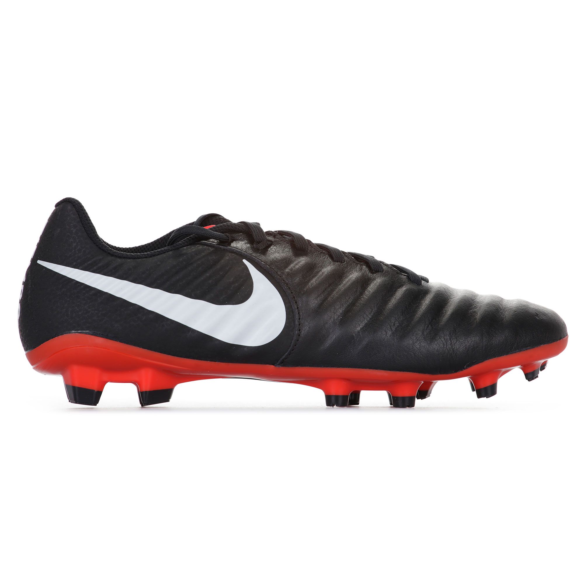 Nike tiempo negro con rojo on sale