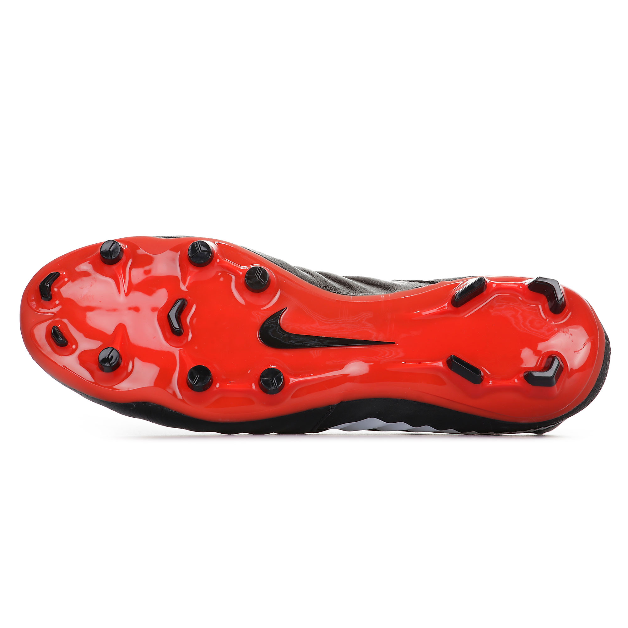 Botas de fútbol Tiempo Legend VII Academy FG Negro Rojo - Fútbol Factory