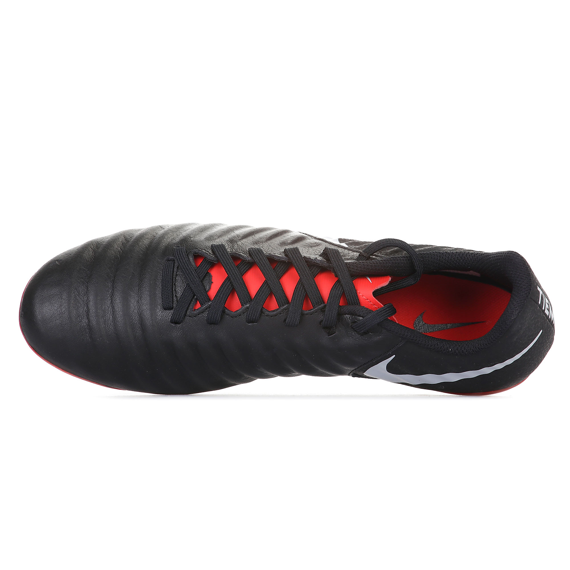 Botas de fútbol Tiempo Legend VII Academy FG Negro Rojo - Fútbol Factory