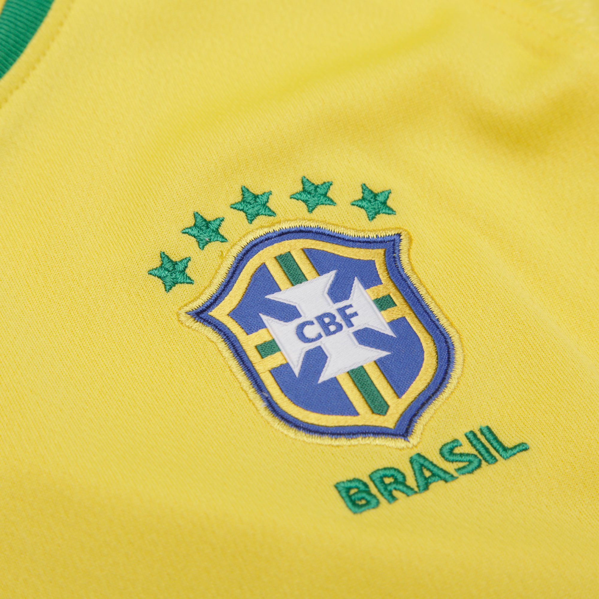 Conjunto 1ª Brasil Mundial 2018 Infantil Amarillo Conjunto 1ª Brasil Mundial 2018 Infantil Amarillo - Fútbol Factory