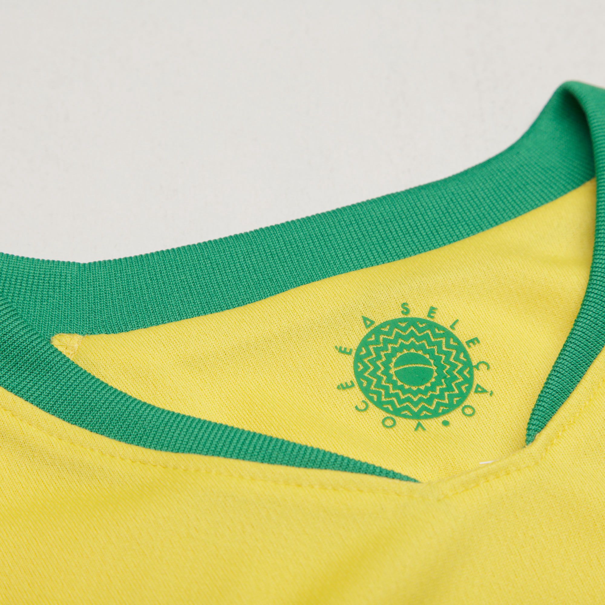 Conjunto 1ª Brasil Mundial 2018 Infantil Amarillo Conjunto 1ª Brasil Mundial 2018 Infantil Amarillo - Fútbol Factory