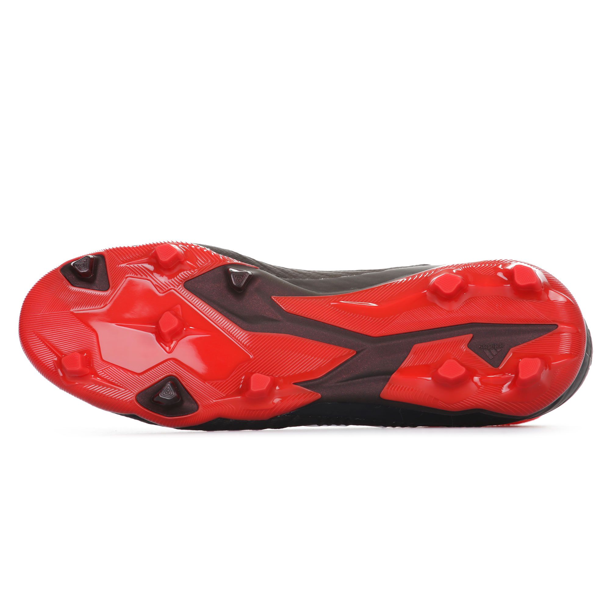 Botas de Fútbol Predator 18+ FG Junior Negro Rojo - Fútbol Factory