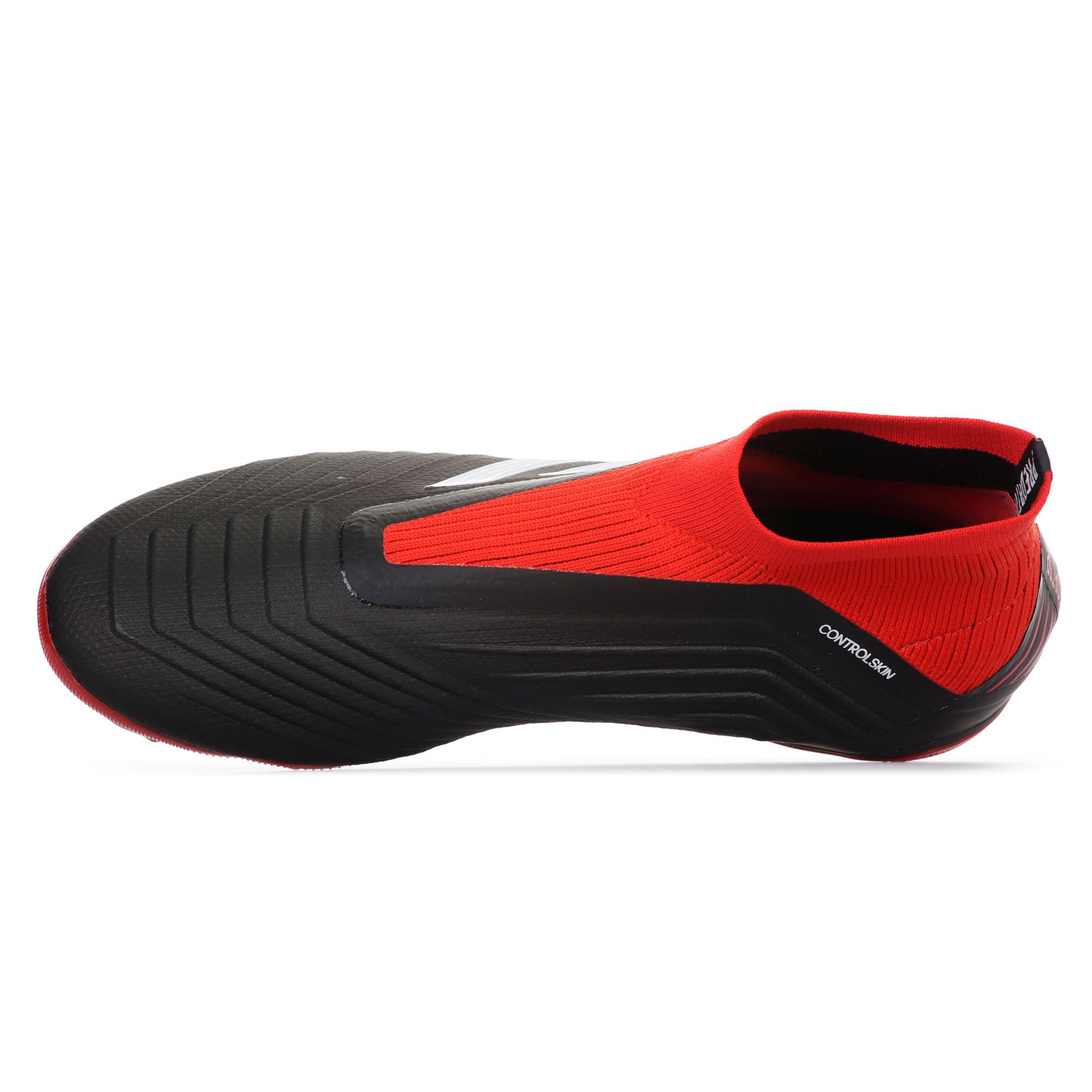 Botas de Fútbol Predator 18+ FG Junior Negro Rojo - Fútbol Factory