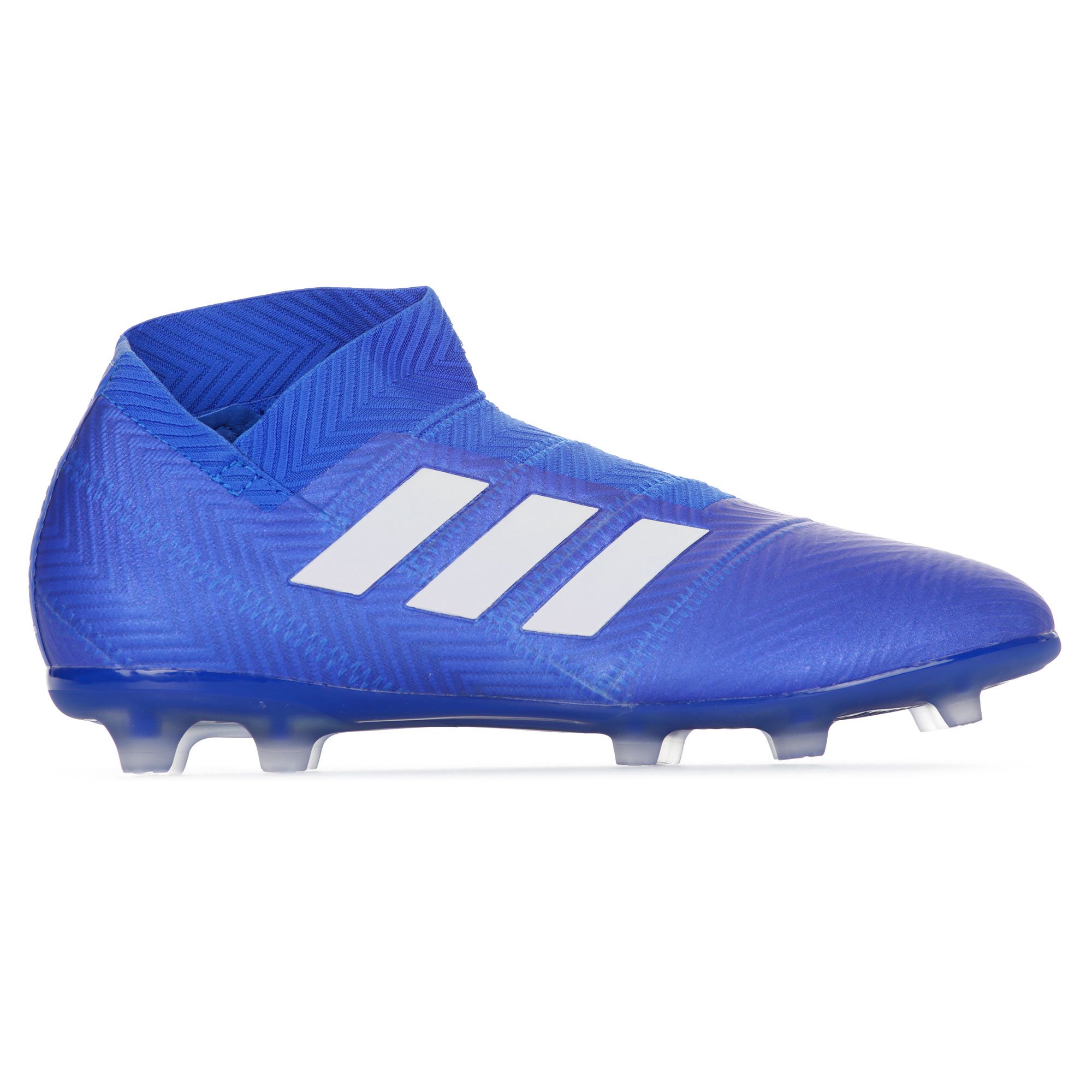 Botas de Fútbol Nemeziz 18+ FG Junior Azul - Fútbol Factory