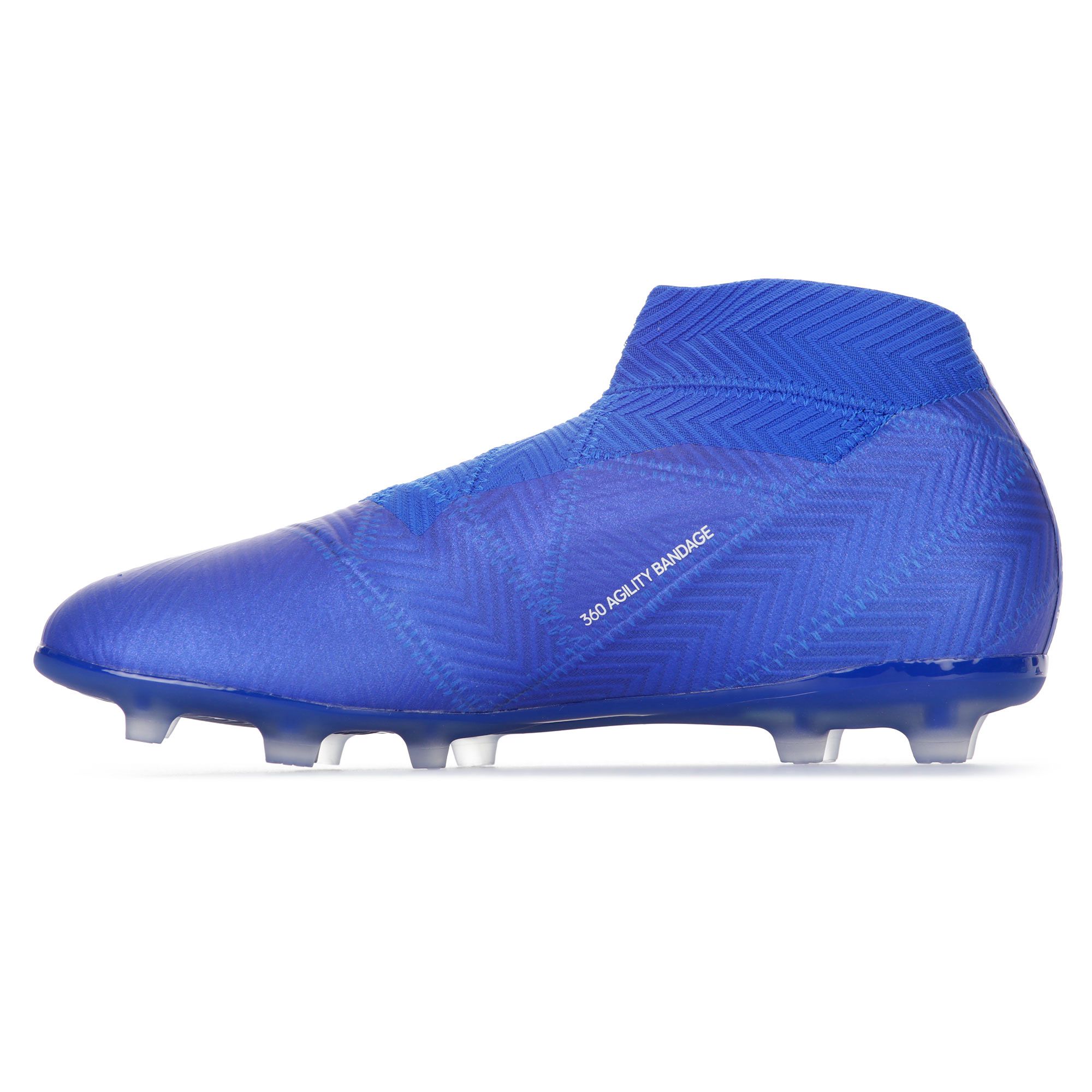 Botas de Fútbol Nemeziz 18+ FG Junior Azul - Fútbol Factory