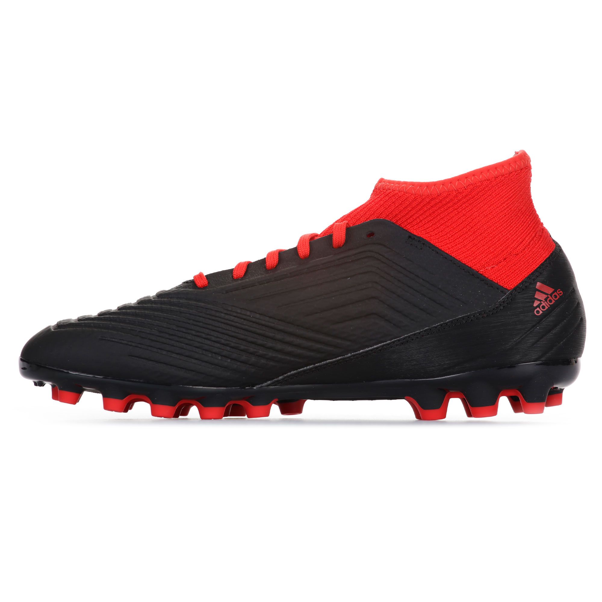 Botas de Fútbol Predator 18.3 AG Negro Rojo - Fútbol Factory