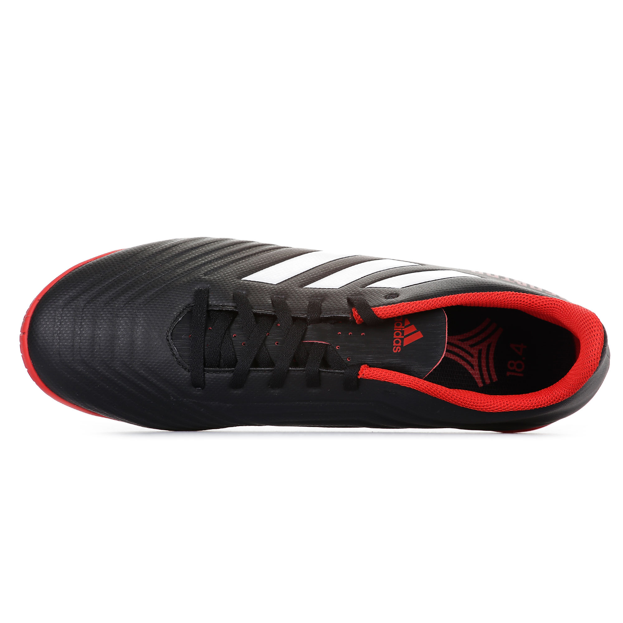 Zapatillas de Fútbol Sala Predator Tango 18.4 IN Negro Rojo - Fútbol Factory
