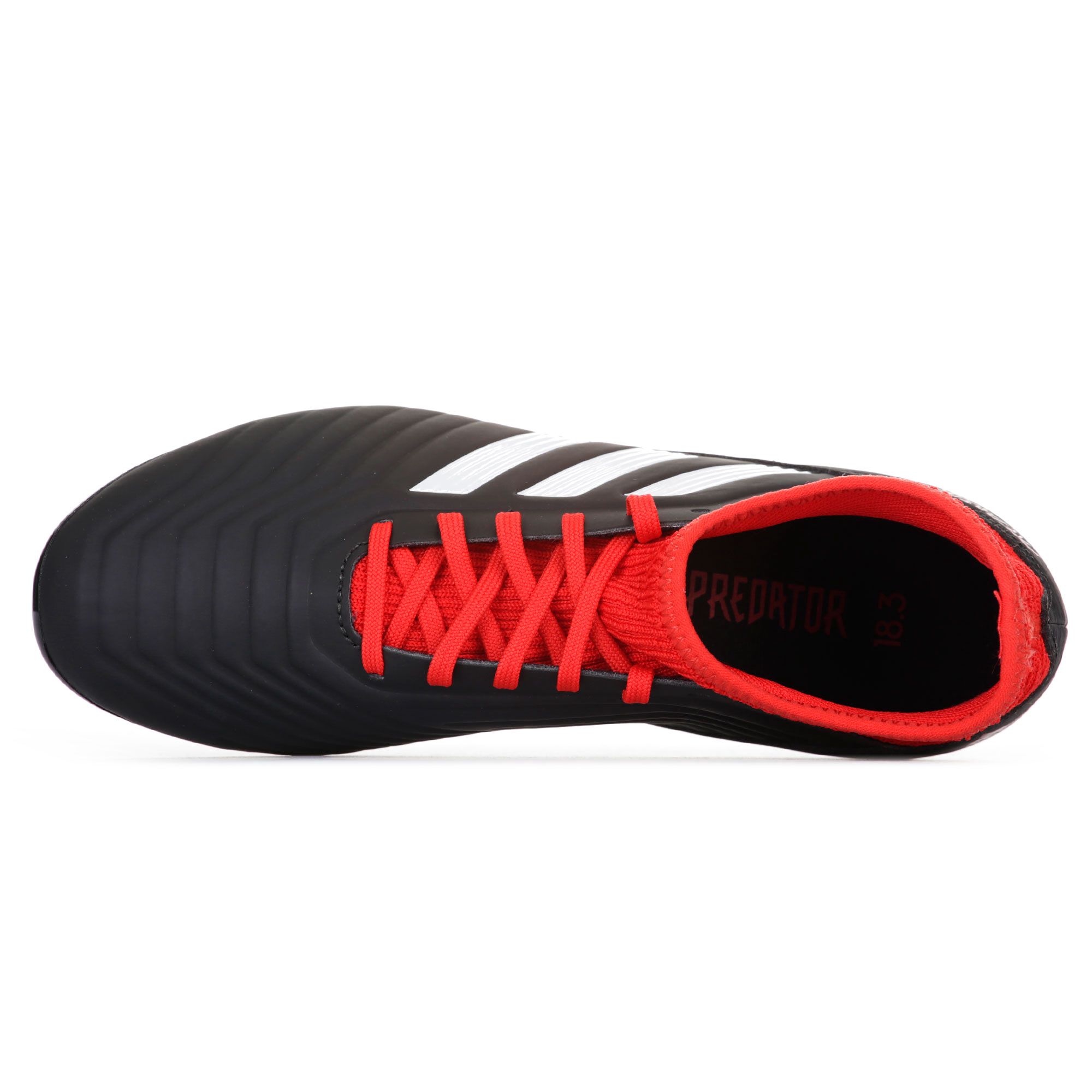 Botas de Futbol Predator 18.3 AG Junior Negro Rojo